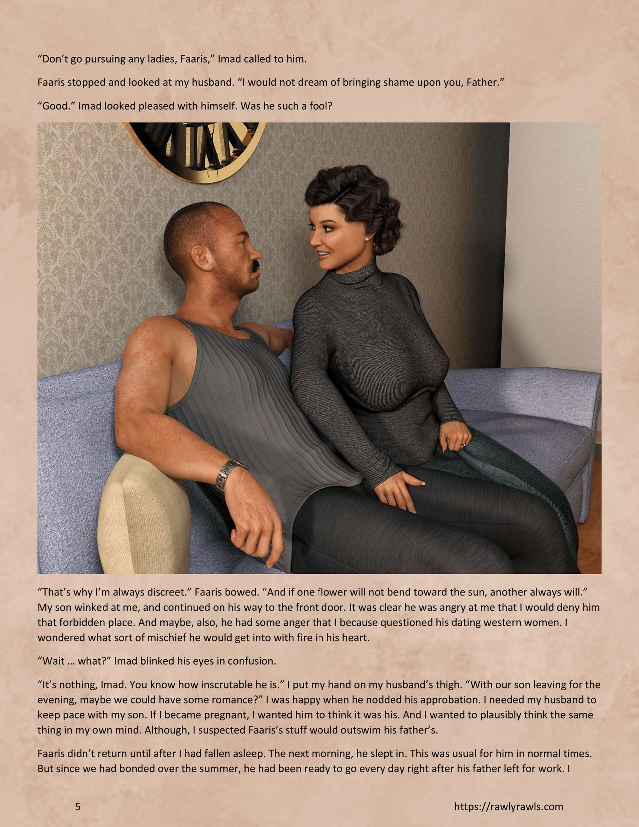 Faaris Bakir's Summer Off Chapter 3: Rawly Rawls Fiction page 5 full