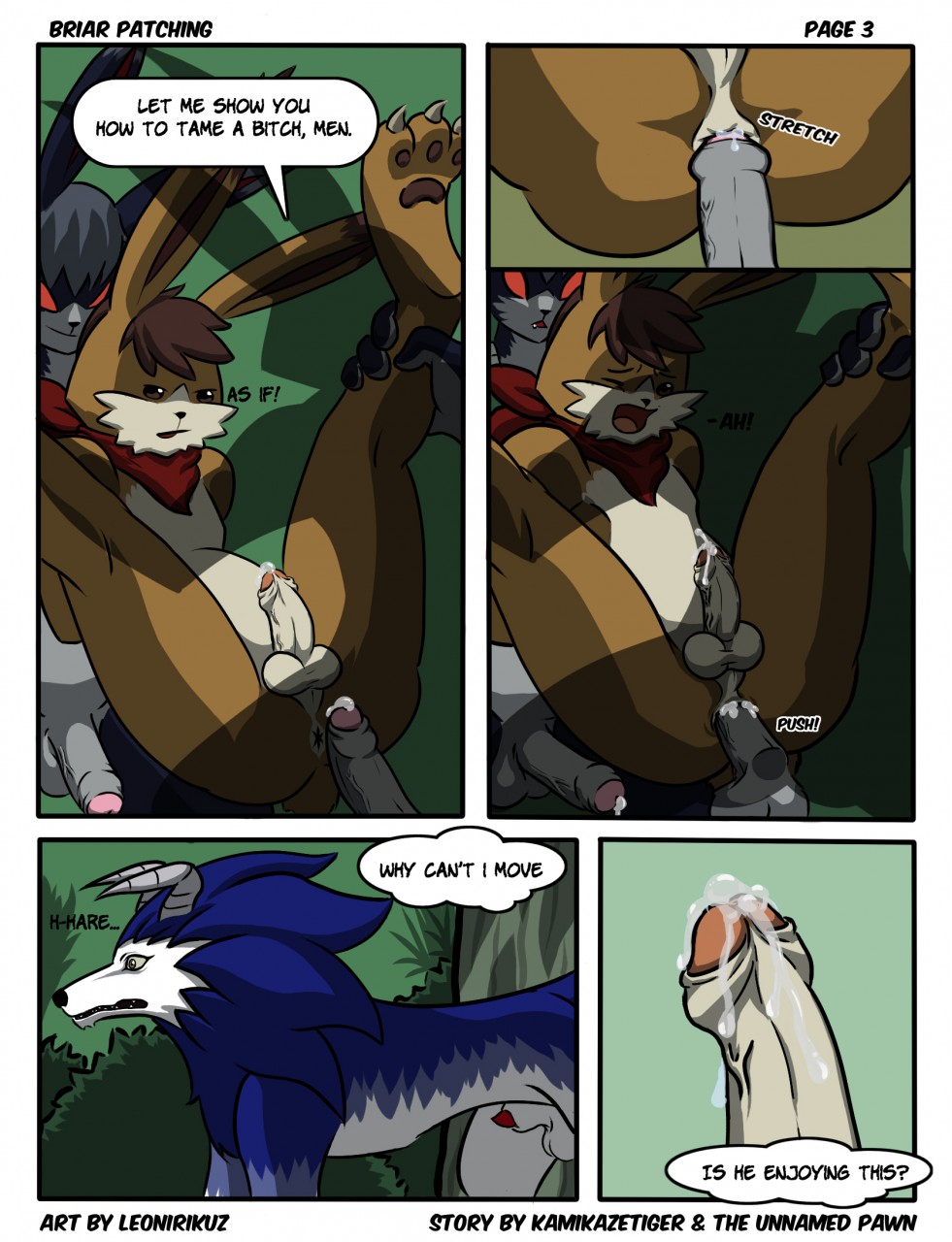 kamikazetiger / Theunnamedpawn / Leonirikuz - Briar patching page 4 full