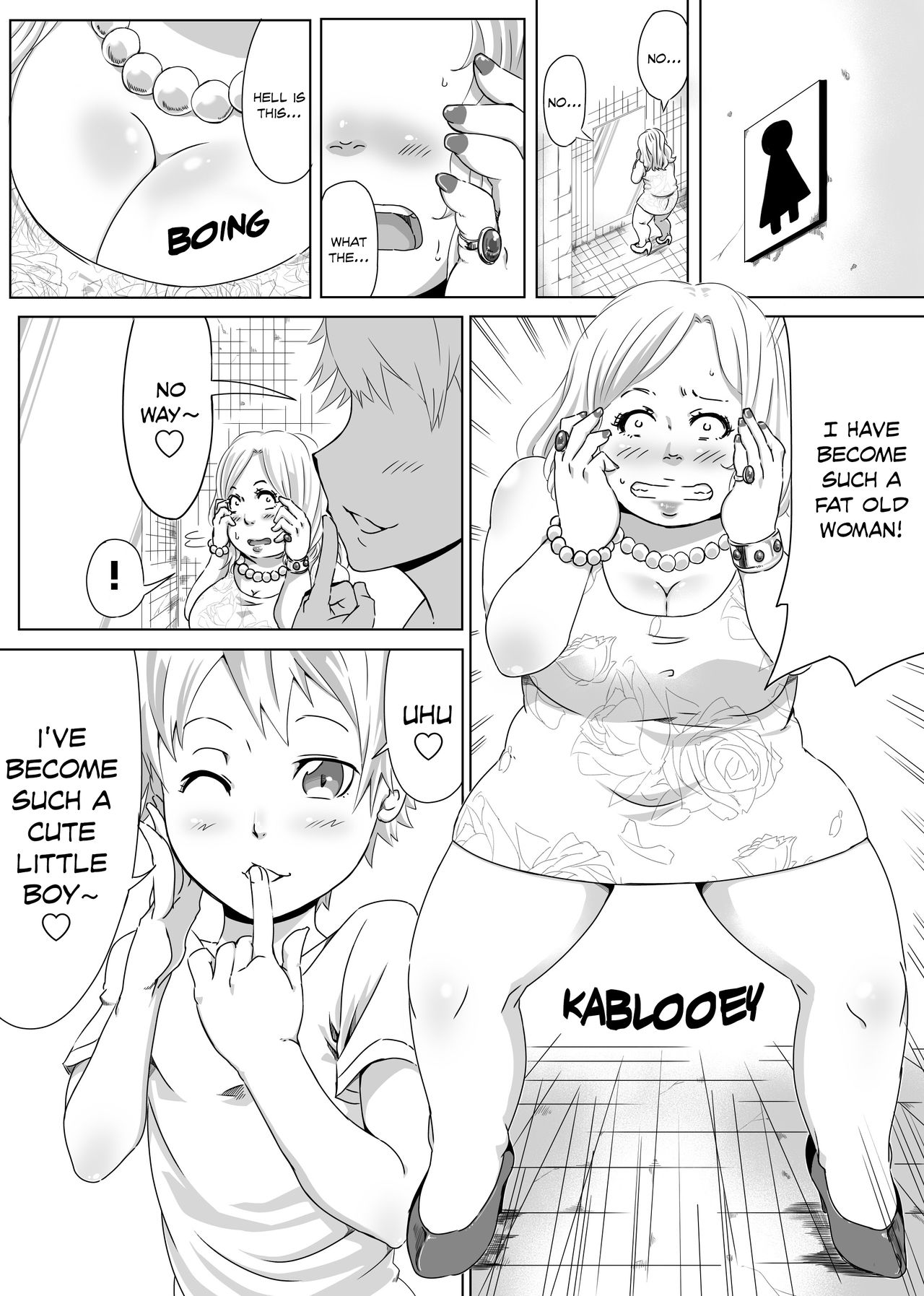 Older woman & kid body swap - Page 2 - IMHentai