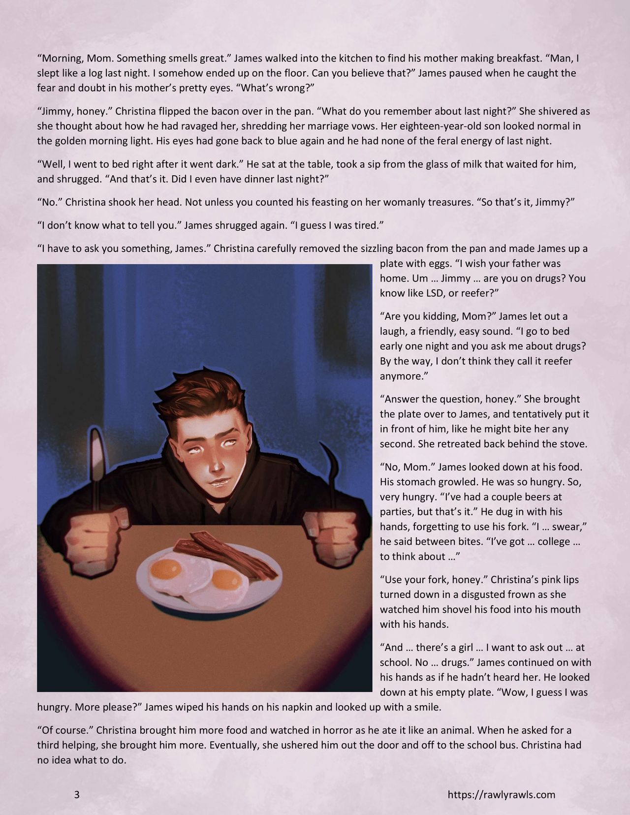 Coyote's Trick Chapter 2: Rawly Rawls Fiction page 3 full