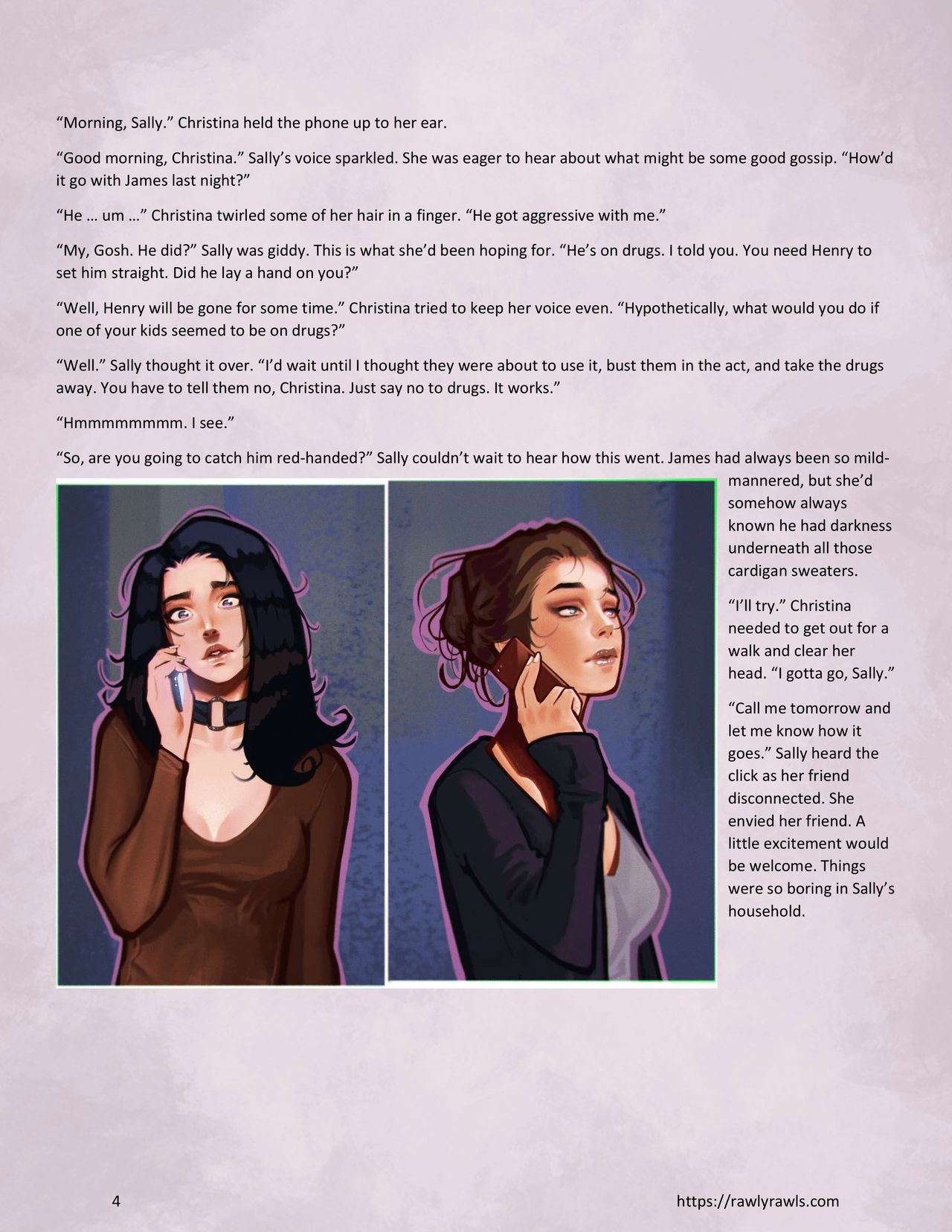 Coyote's Trick Chapter 2: Rawly Rawls Fiction page 4 full