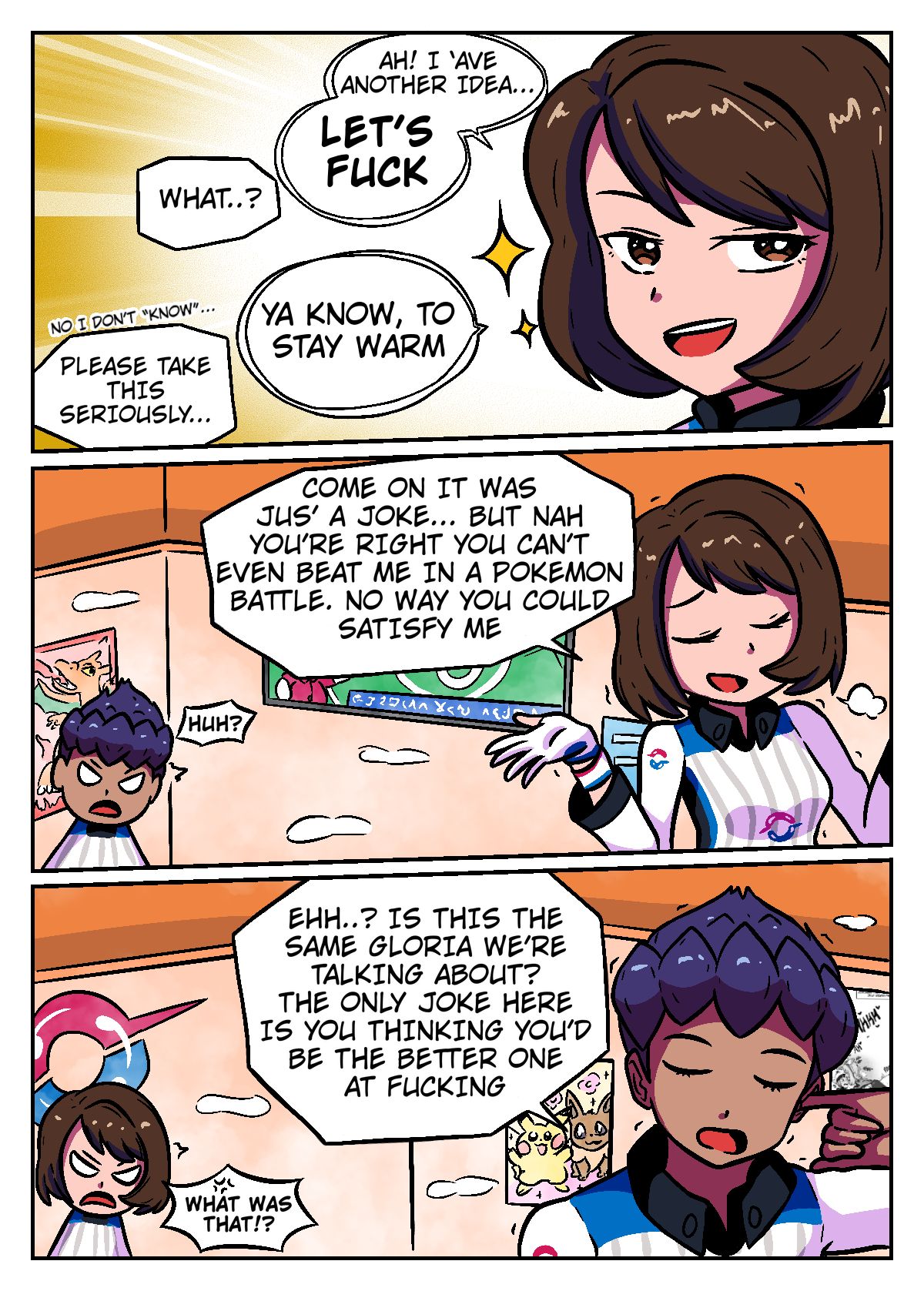 Gloria Used Tail Whip! page 3 full