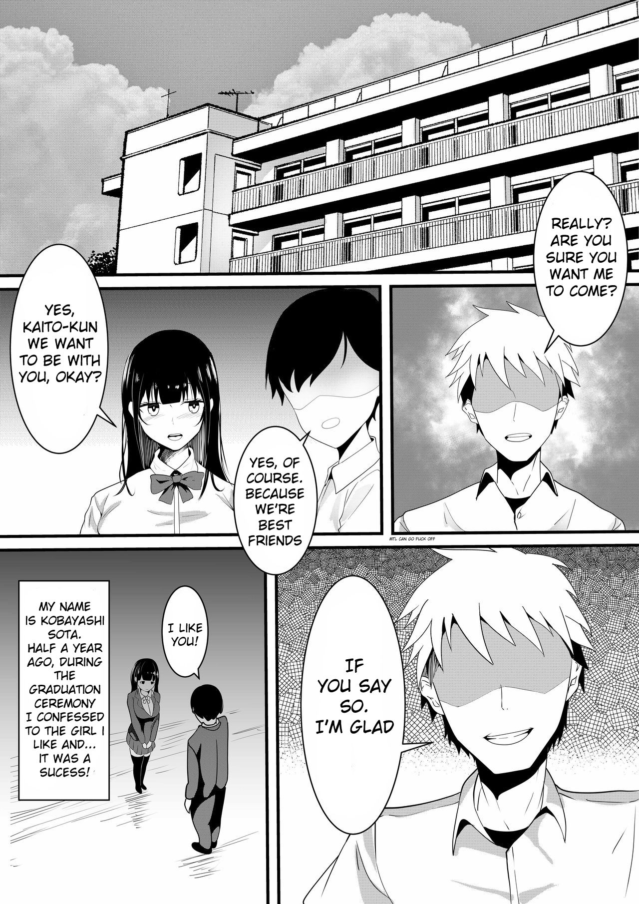 Tousatsu Douga de Kyouhaku sarete Boku no Shinyuu ni Nando mo Okasareru Kanojo page 3 full