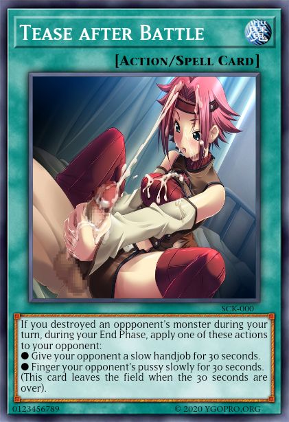 Yugioh Hentai Action Cards page 1 full