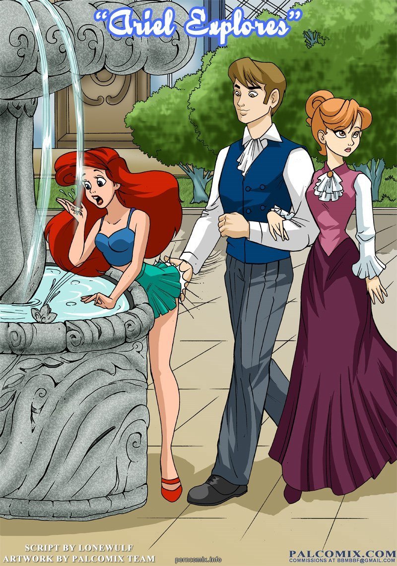 Ariel explorando el pueblo (y su cuerpo)