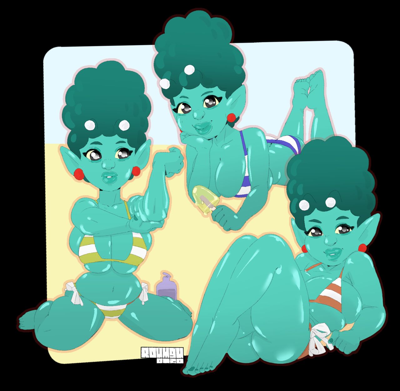 Green Booties page 1 full