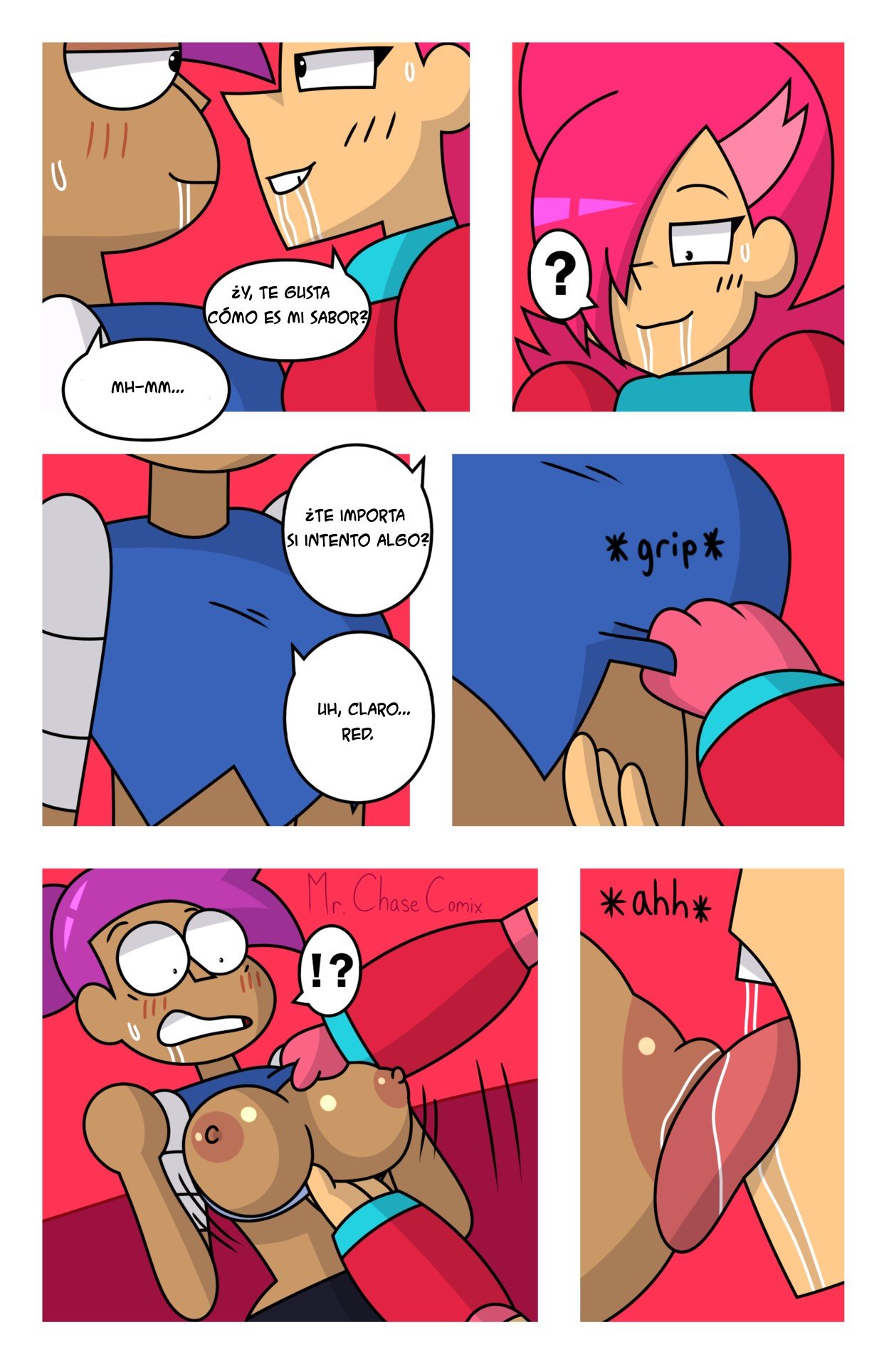 Red Hot Action page 8 full