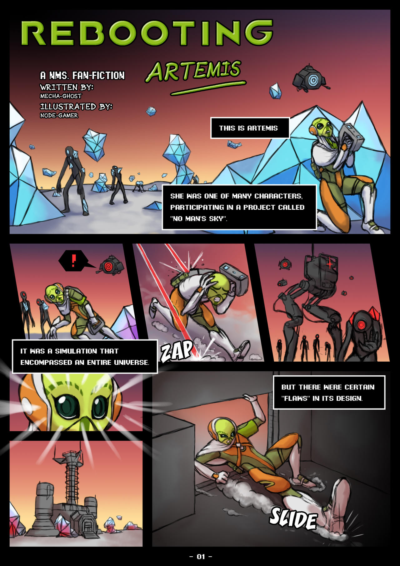 Rebooting Artemis page 1 full