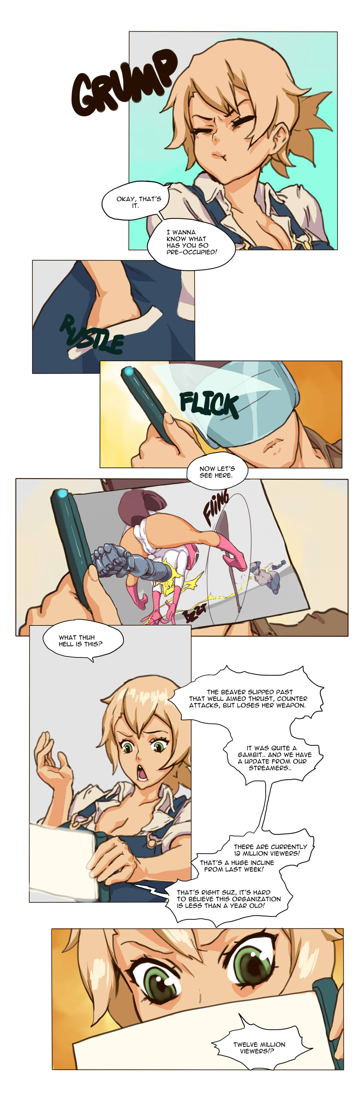 Intergalactic comic 1 - The princess page 8 full