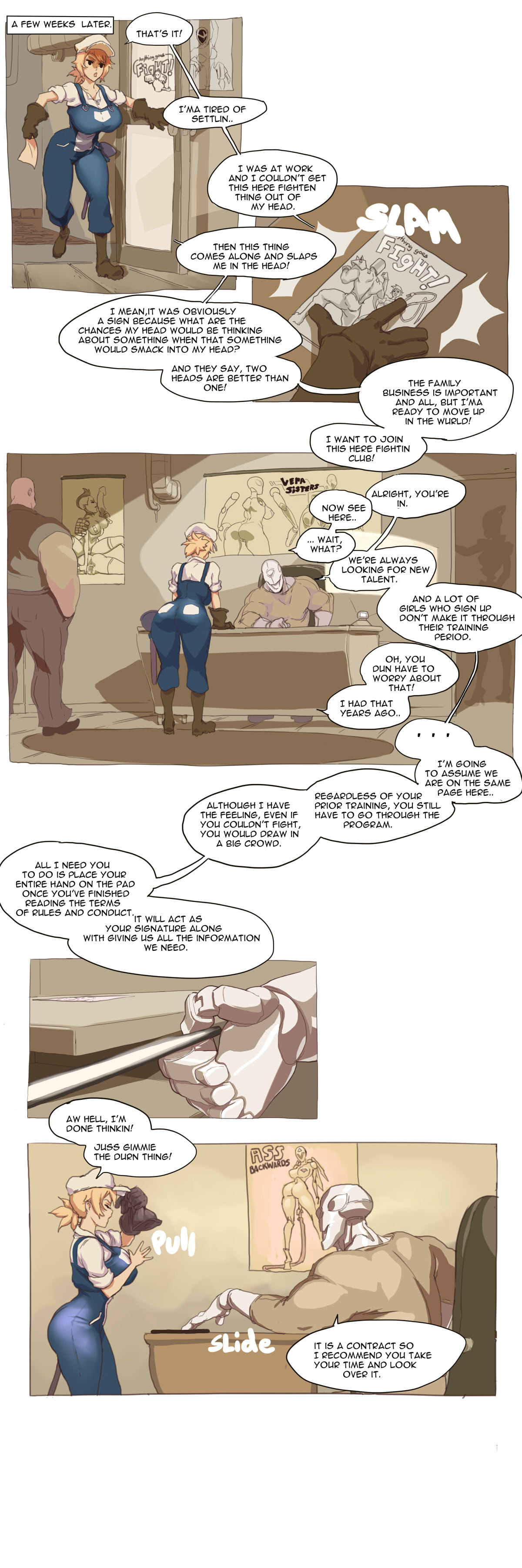 Intergalactic comic 1 - The princess page 9 full