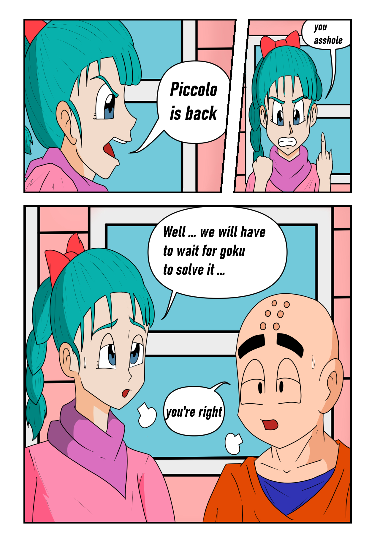 Bulma x Krilin page 3 full