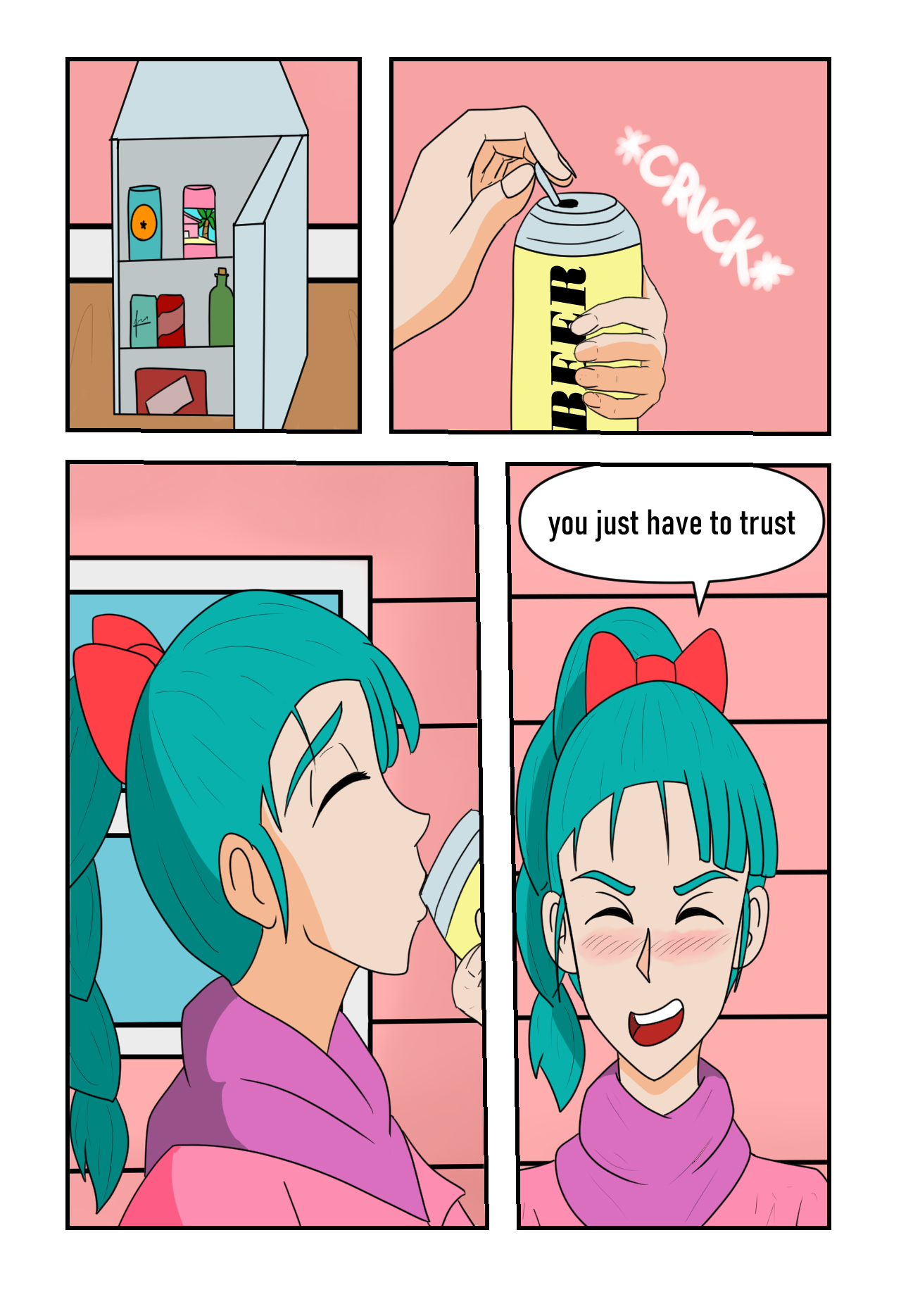 Bulma x Krilin page 4 full