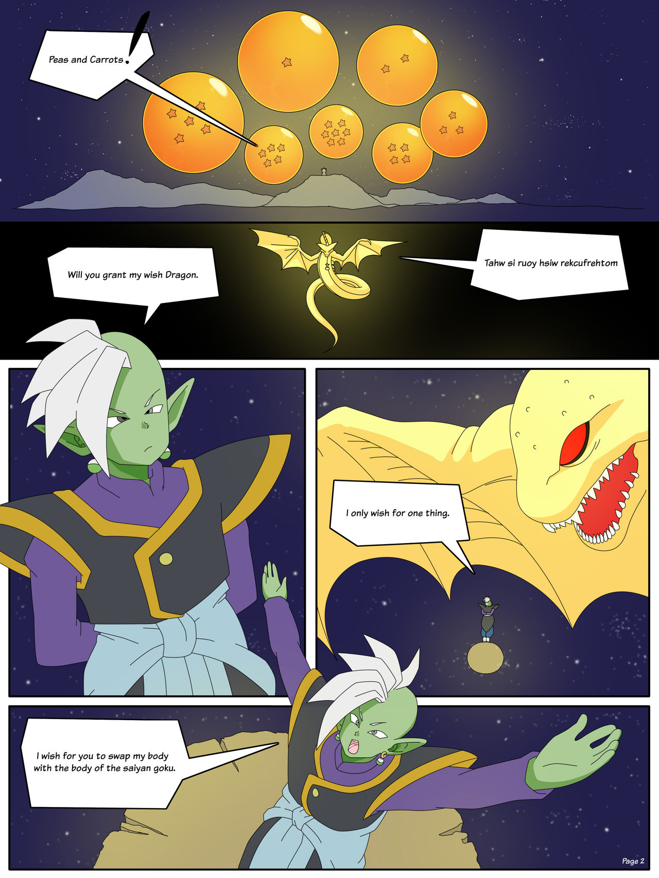 DRAGON BALL YAMETE ZAMASUS AMBITION page 3 full