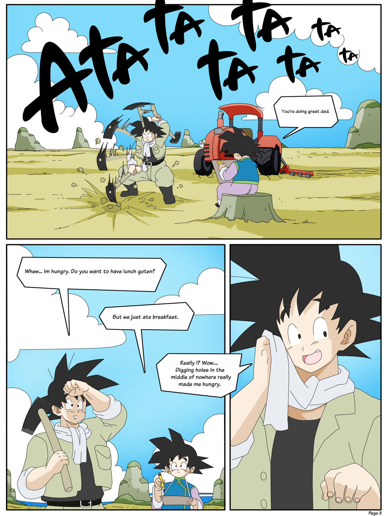 DRAGON BALL YAMETE ZAMASUS AMBITION page 4 full