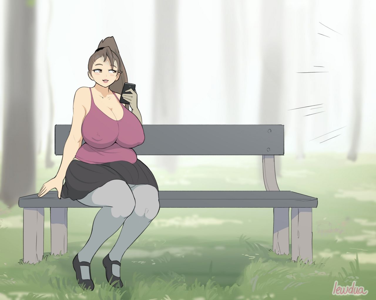 At the Park - Natasha and Alice page 1 full