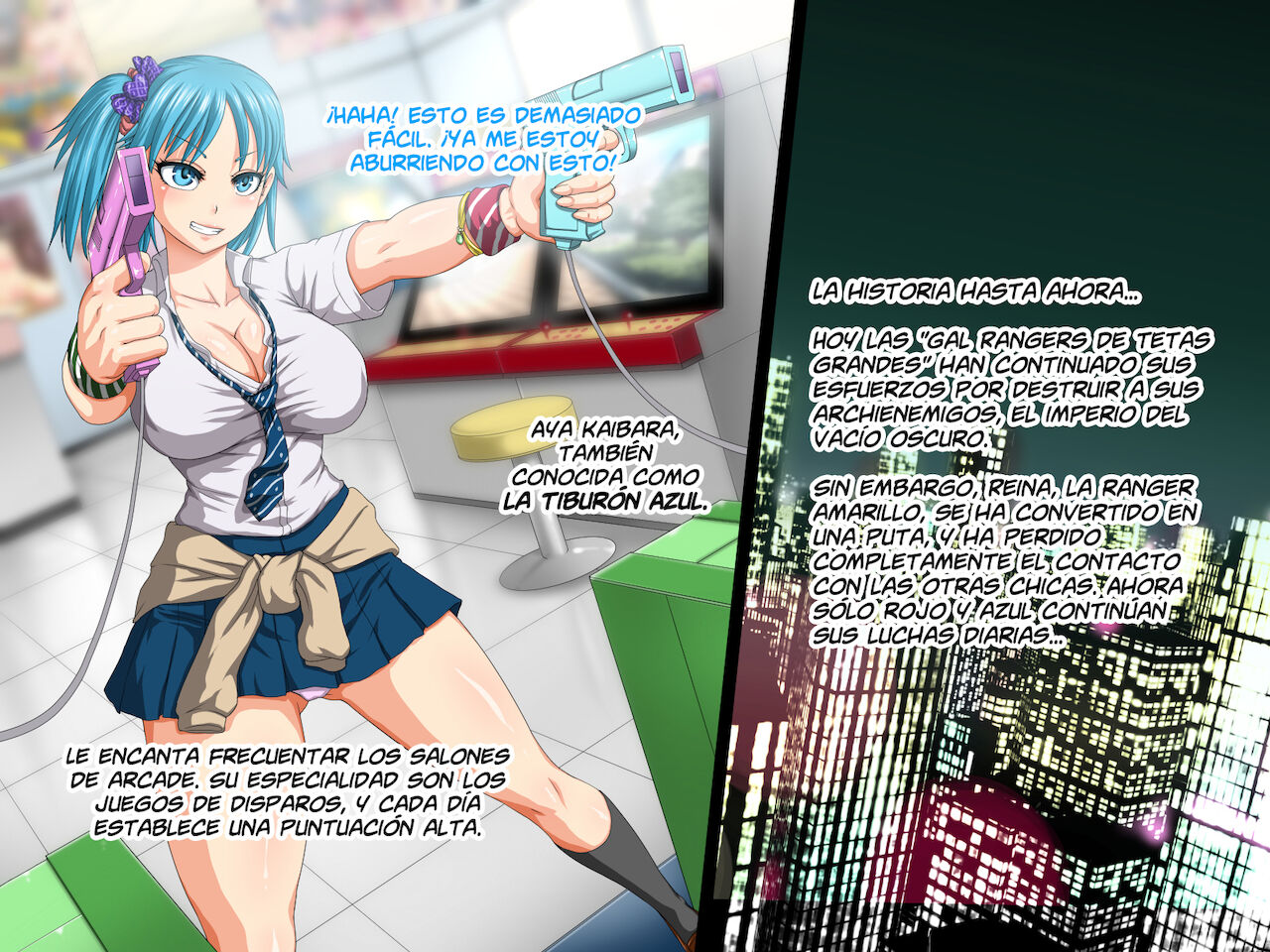 Kyonyuu Sentai Sangyarukan Blue Sennyuu Hen page 2 full