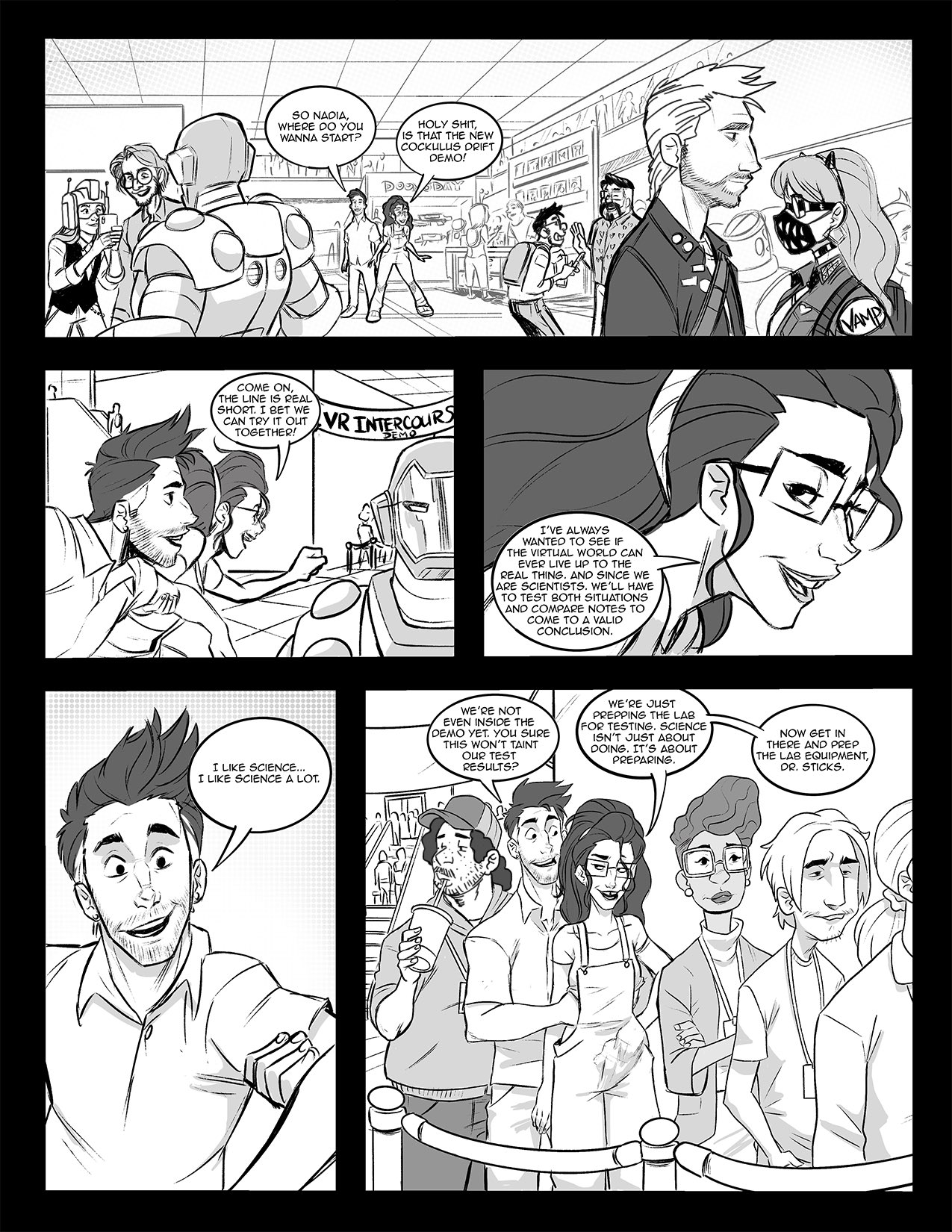 Sticky-man Into the Stickyverse page 9 full