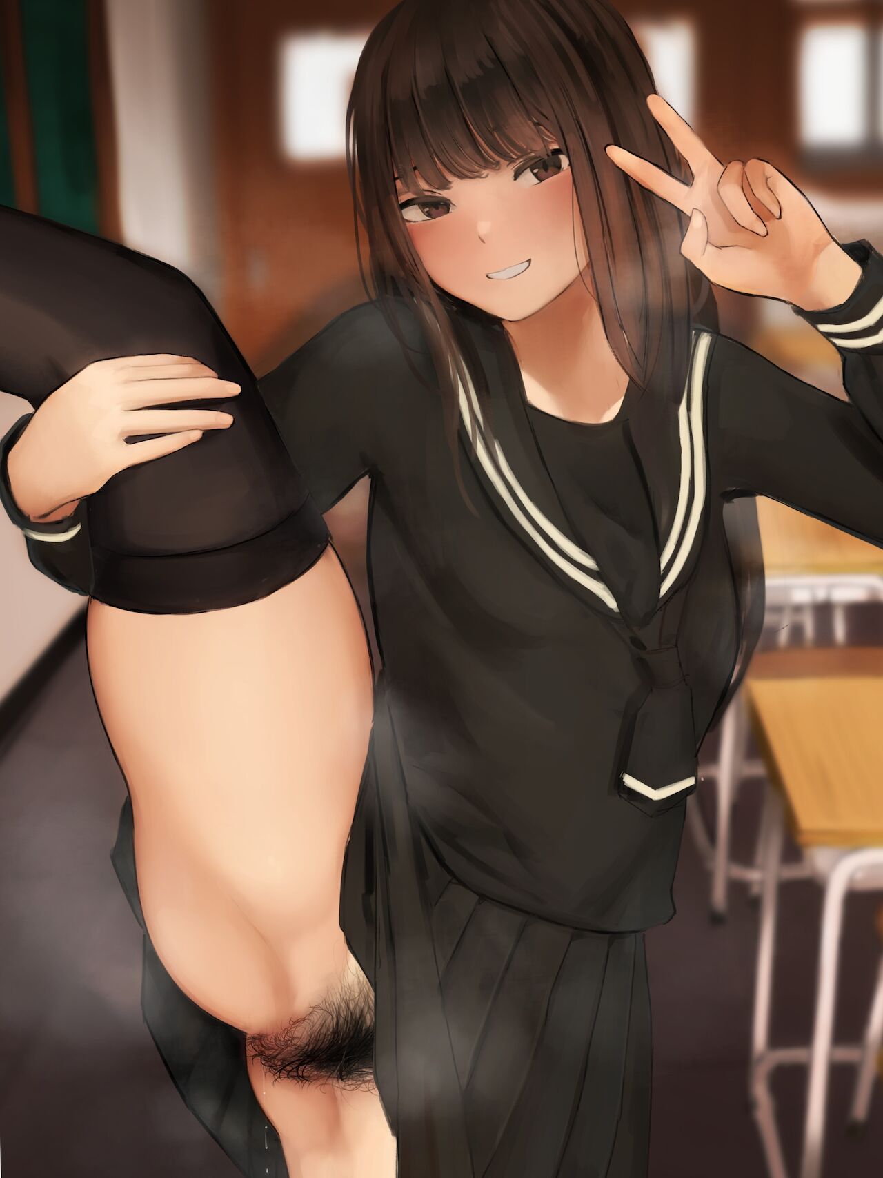 Y字バランスを披露してくれる女子 page 8 full