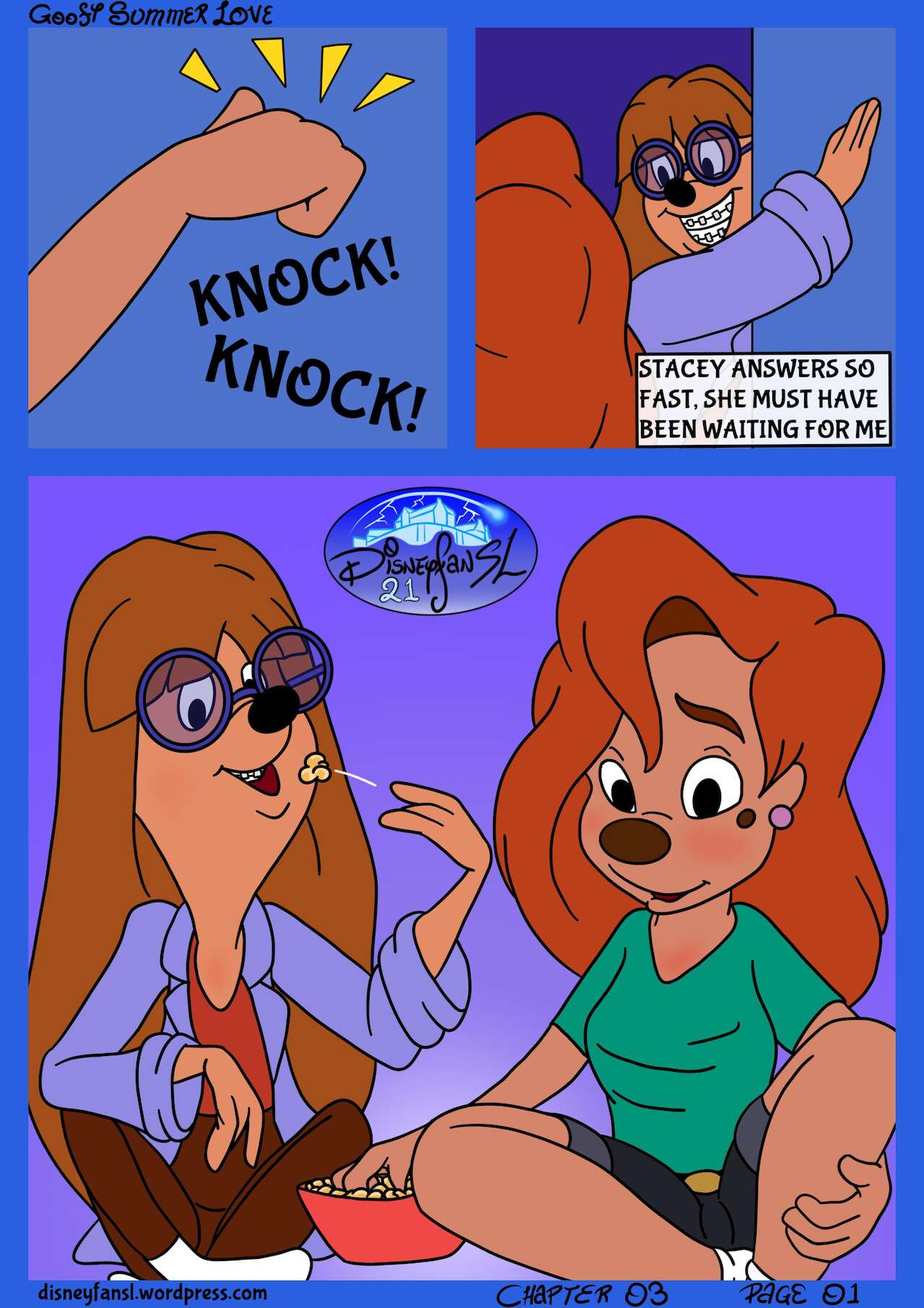 #GoofySummerLove Chapter 03 - Sleepover page 3 full