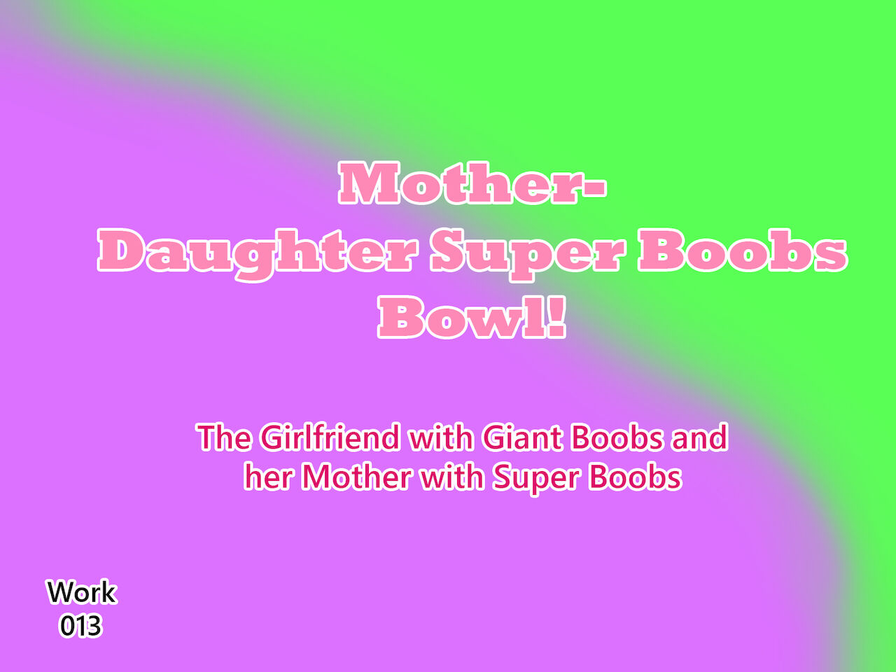 Oyako Chounyuu-don! Kikakugai no Oppai o Motsu Kanojo to, Joushiki Hazure no Oppai o Motsu Kanojo no Mama. | Mother Daughter Super Boobs Bowl - The Girlfriend with Giant Boobs and the Mother with Super Boobs page 4 full
