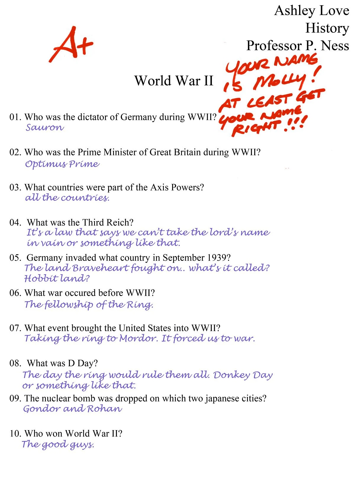 Give Me An A+  - 3 - english page 7 full