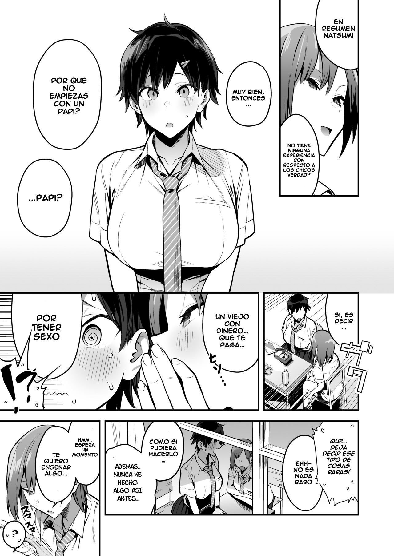 Kenkou Yuuryou Boyish Shoujo Papakatsu o suru. page 6 full