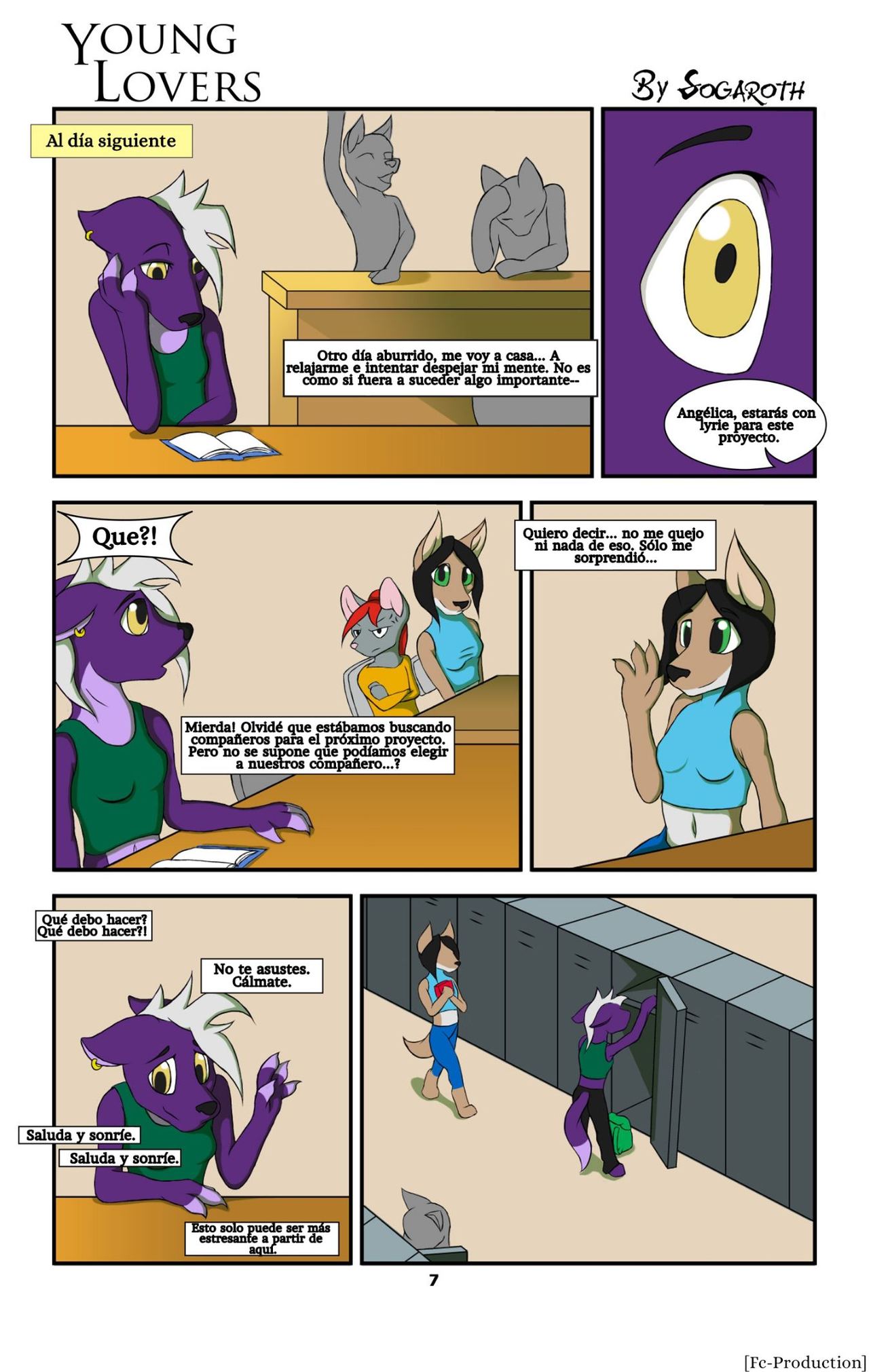 Young Lovers page 7 full