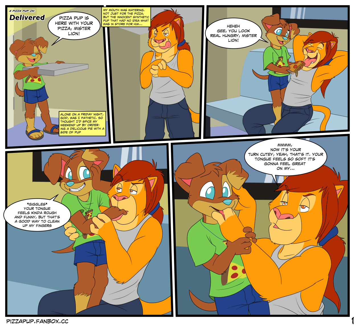 Pizza pup delivered page 1 full