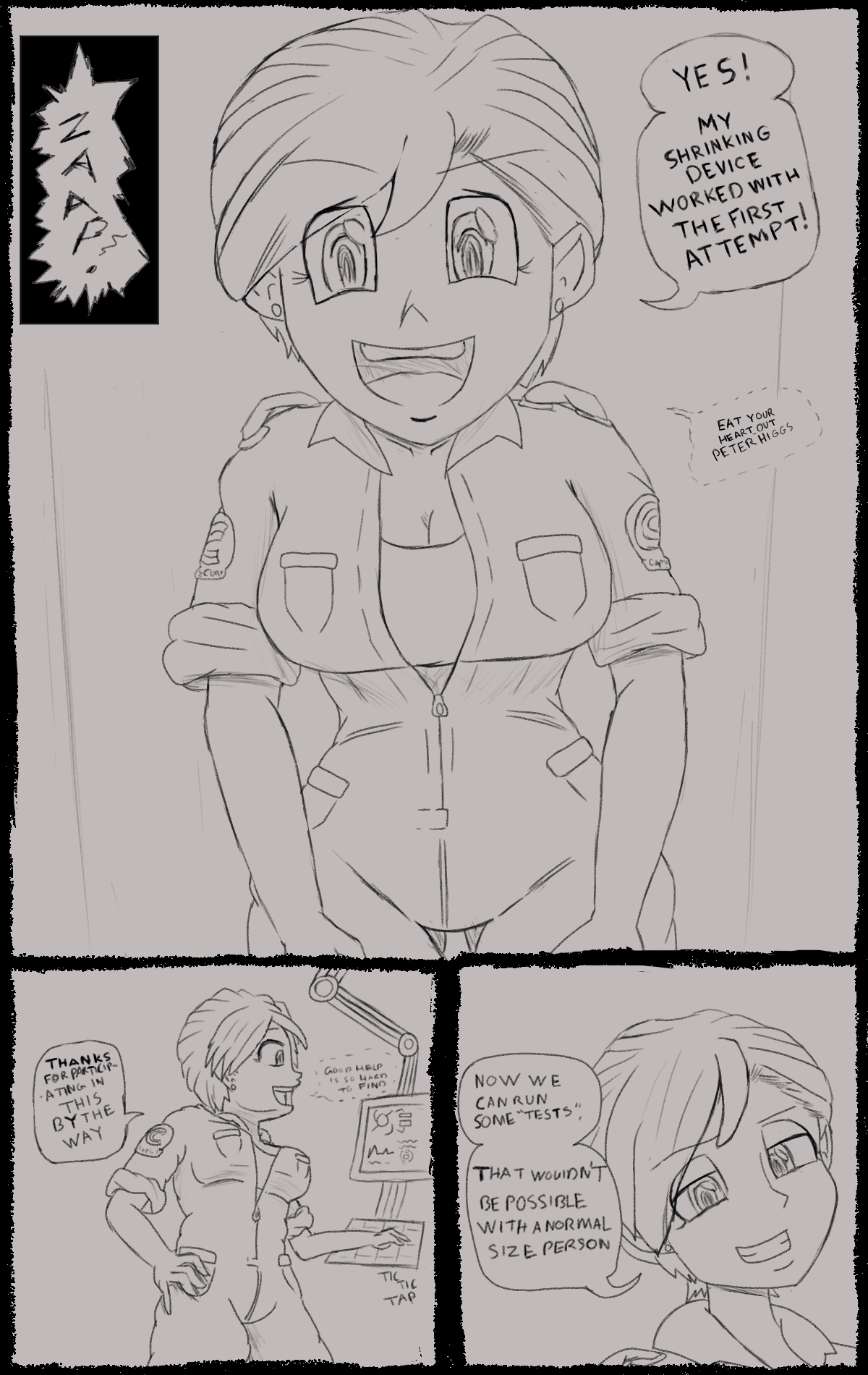 Bulma's Shrinking Device page 1 full
