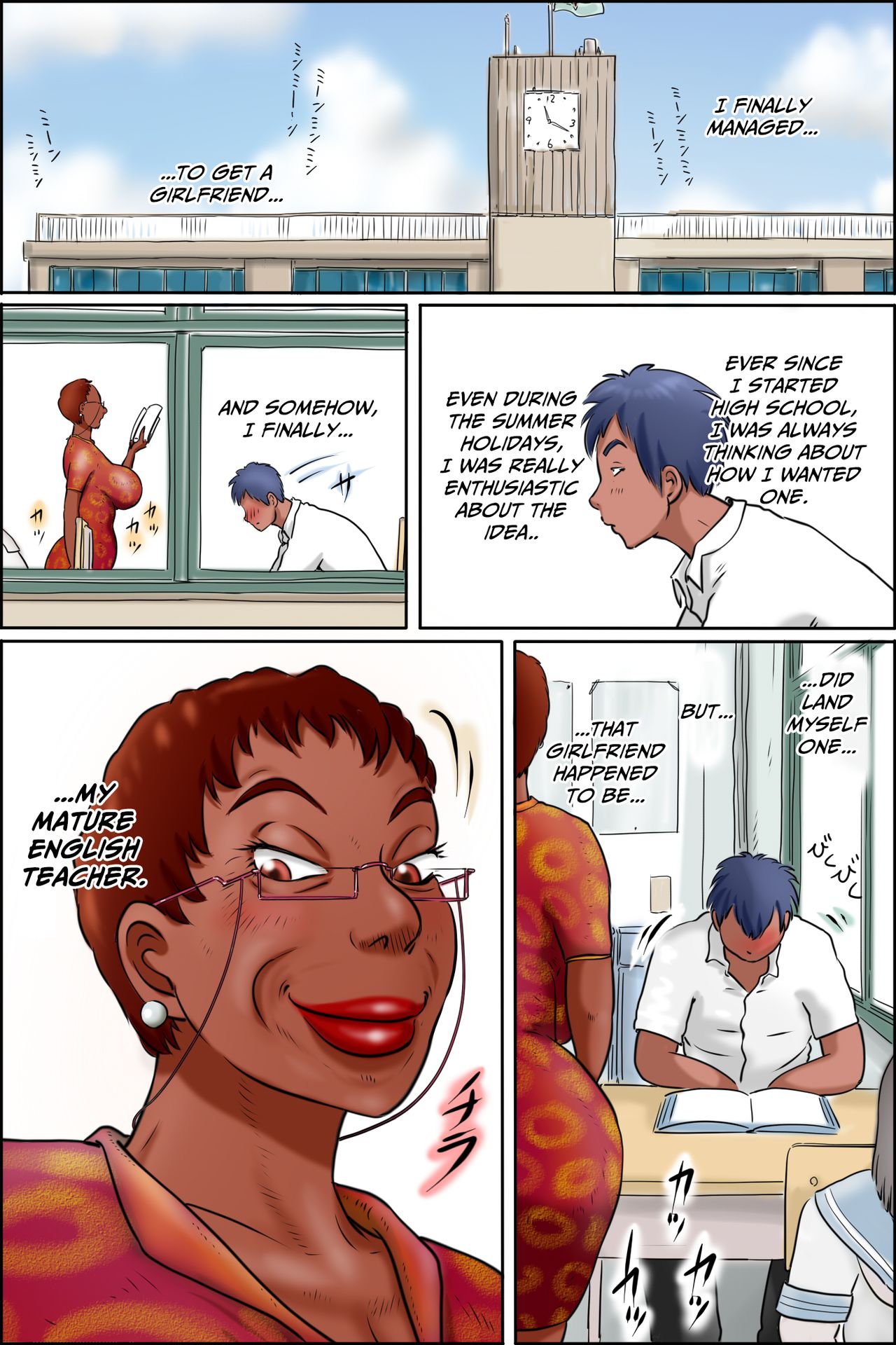 My Girlfriend is Over Fifty Part 2 -Do You Like Sensei When She Sucks You  Off During Class? - Page 2 - IMHentai