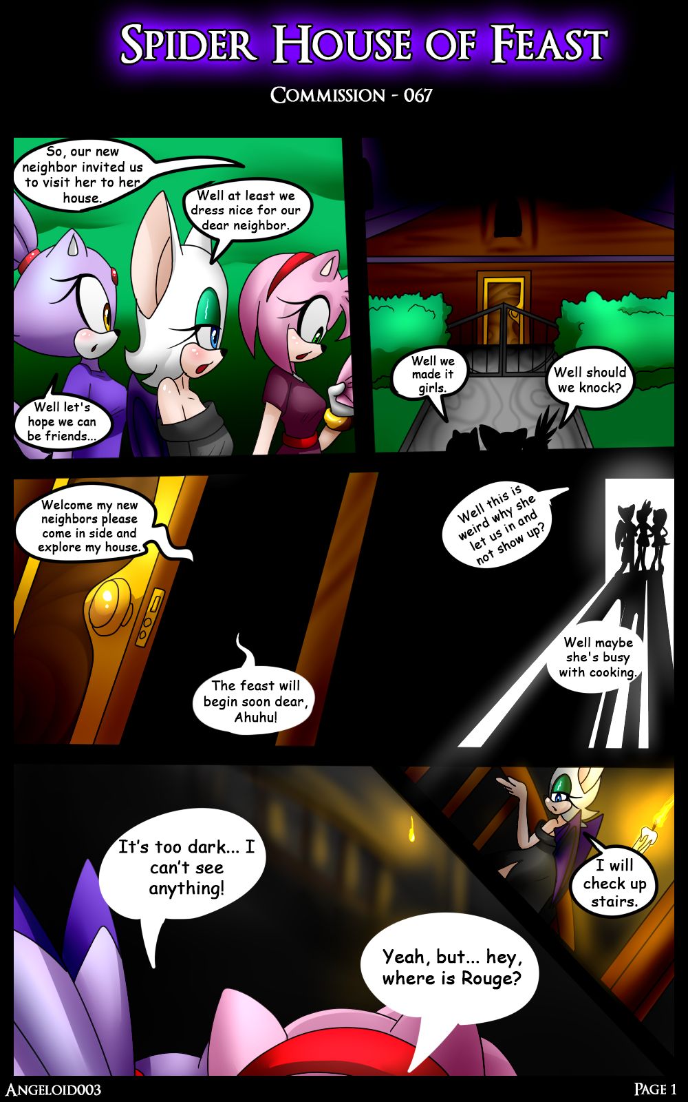 Spider House of Feast page 1 full