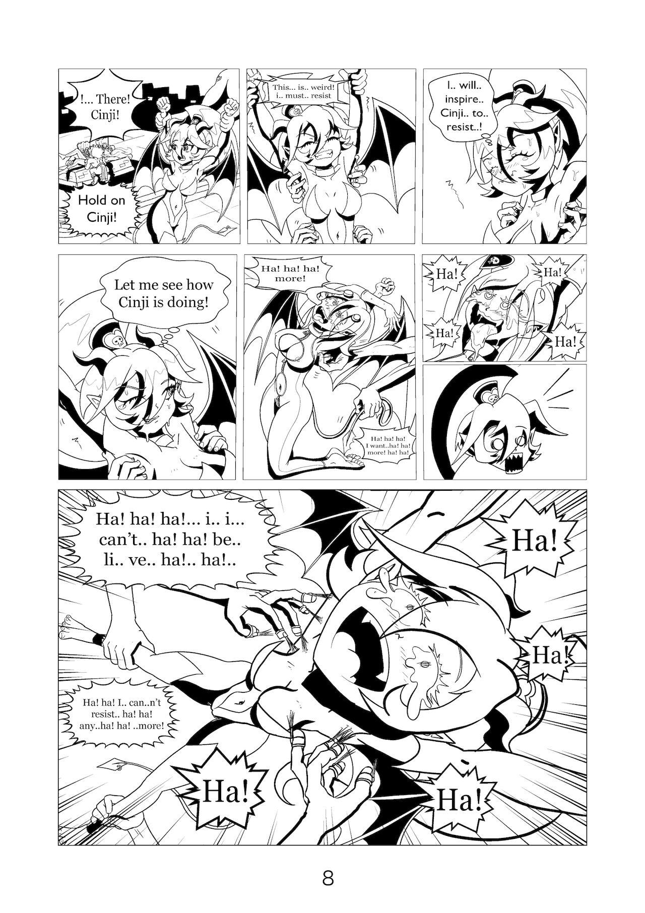 Succubus Tickle Chronicles page 9 full