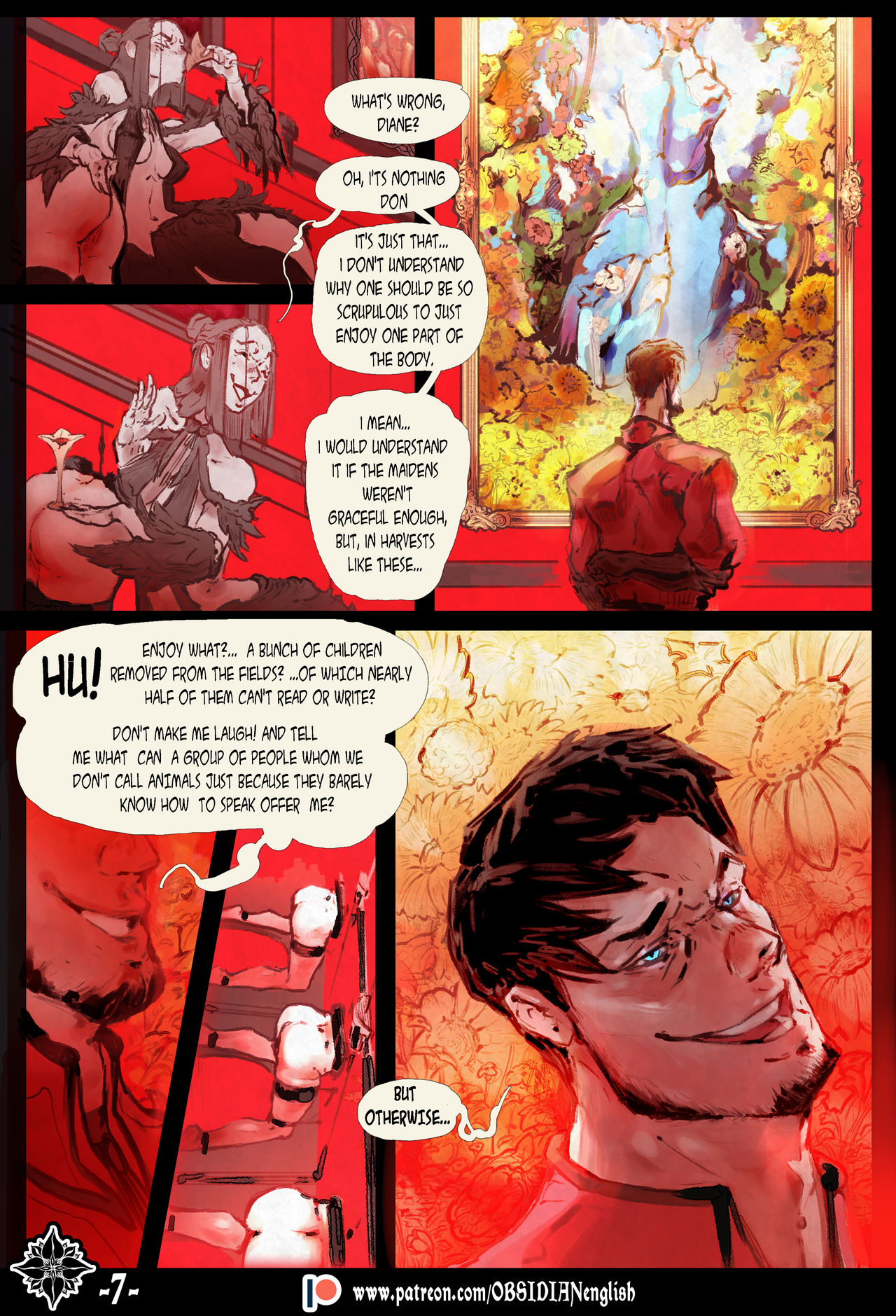 Obsidian, flowers and scarlet page 8 full
