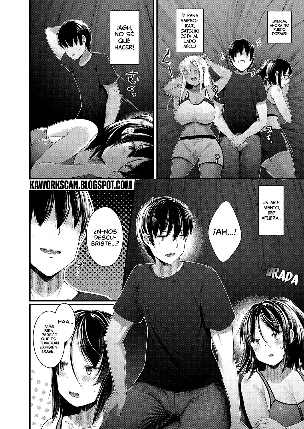 Hitori Camp o Shite itara Kuro Gal JK na Imouto to Imouto no Tomodachi ga Rannyuu shite kita Kekka Kouhen | Cuando estaba acampando solo, mi hermana y su amiga se metieron en mi campamento Parte 2 page 8 full