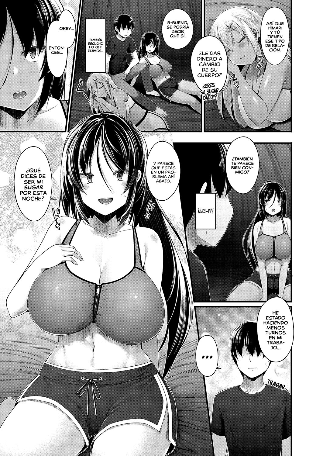 Hitori Camp o Shite itara Kuro Gal JK na Imouto to Imouto no Tomodachi ga Rannyuu shite kita Kekka Kouhen | Cuando estaba acampando solo, mi hermana y su amiga se metieron en mi campamento Parte 2 page 9 full
