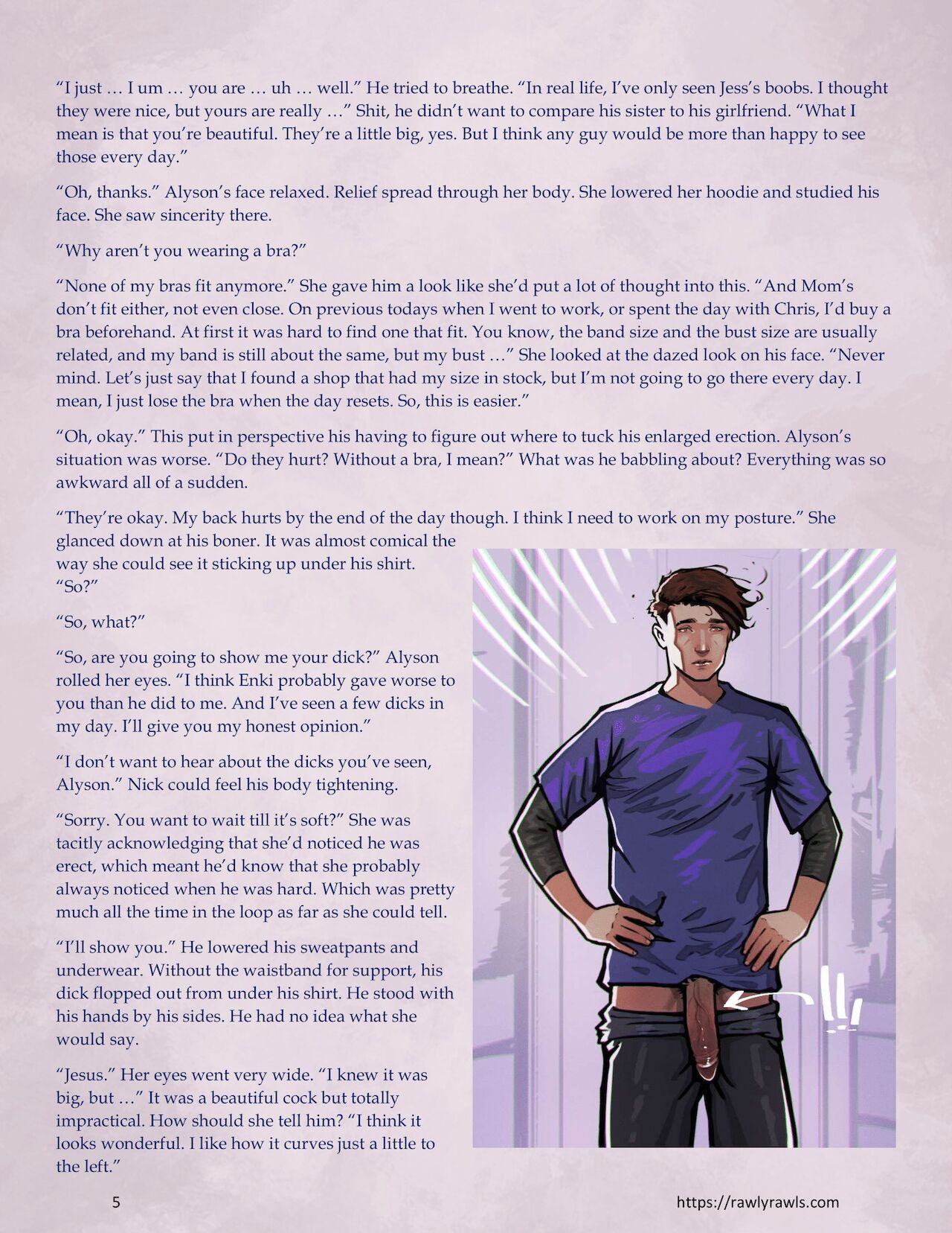 Enki's Puzzle Chapter 8: Rawly Rawls Fiction page 5 full