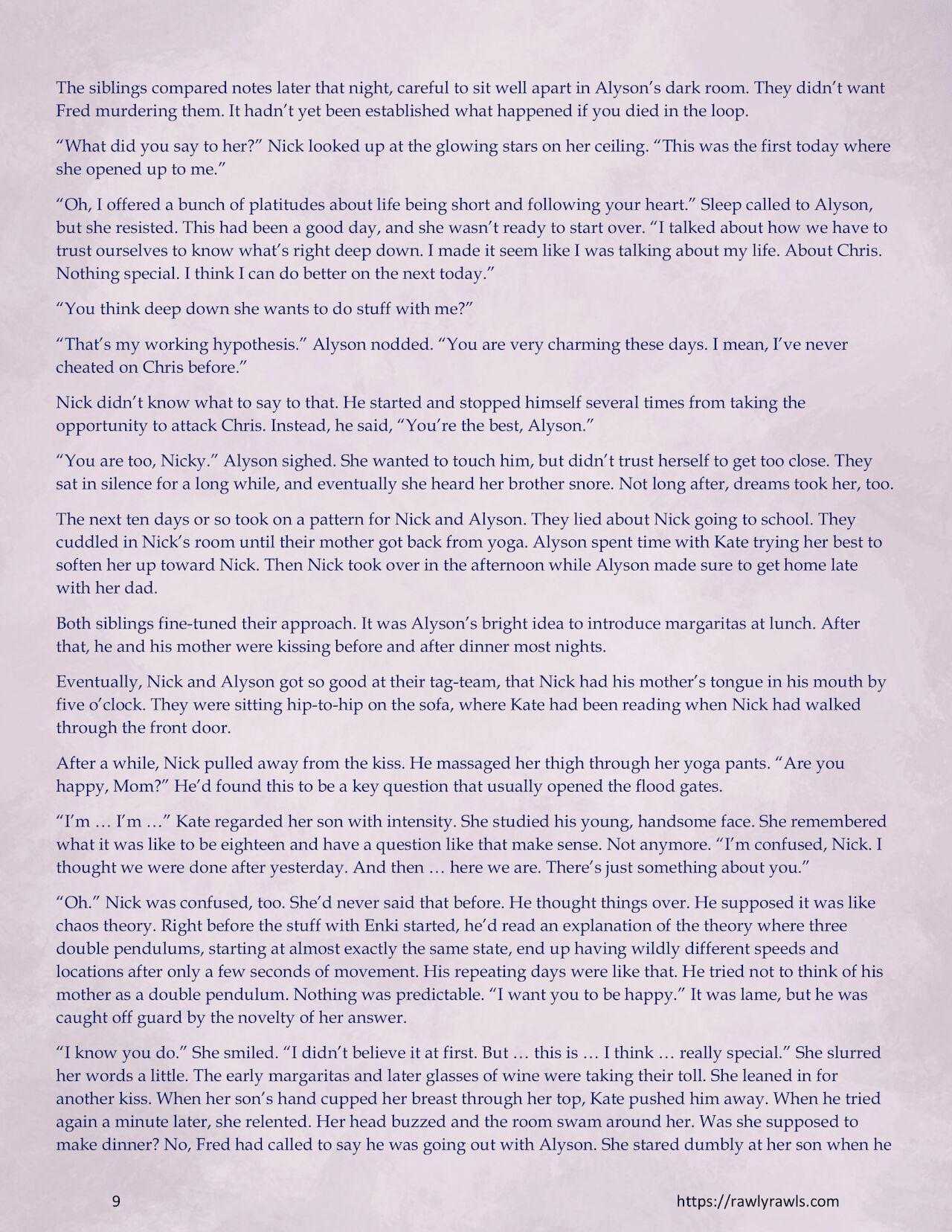 Enki's Puzzle Chapter 8: Rawly Rawls Fiction page 9 full