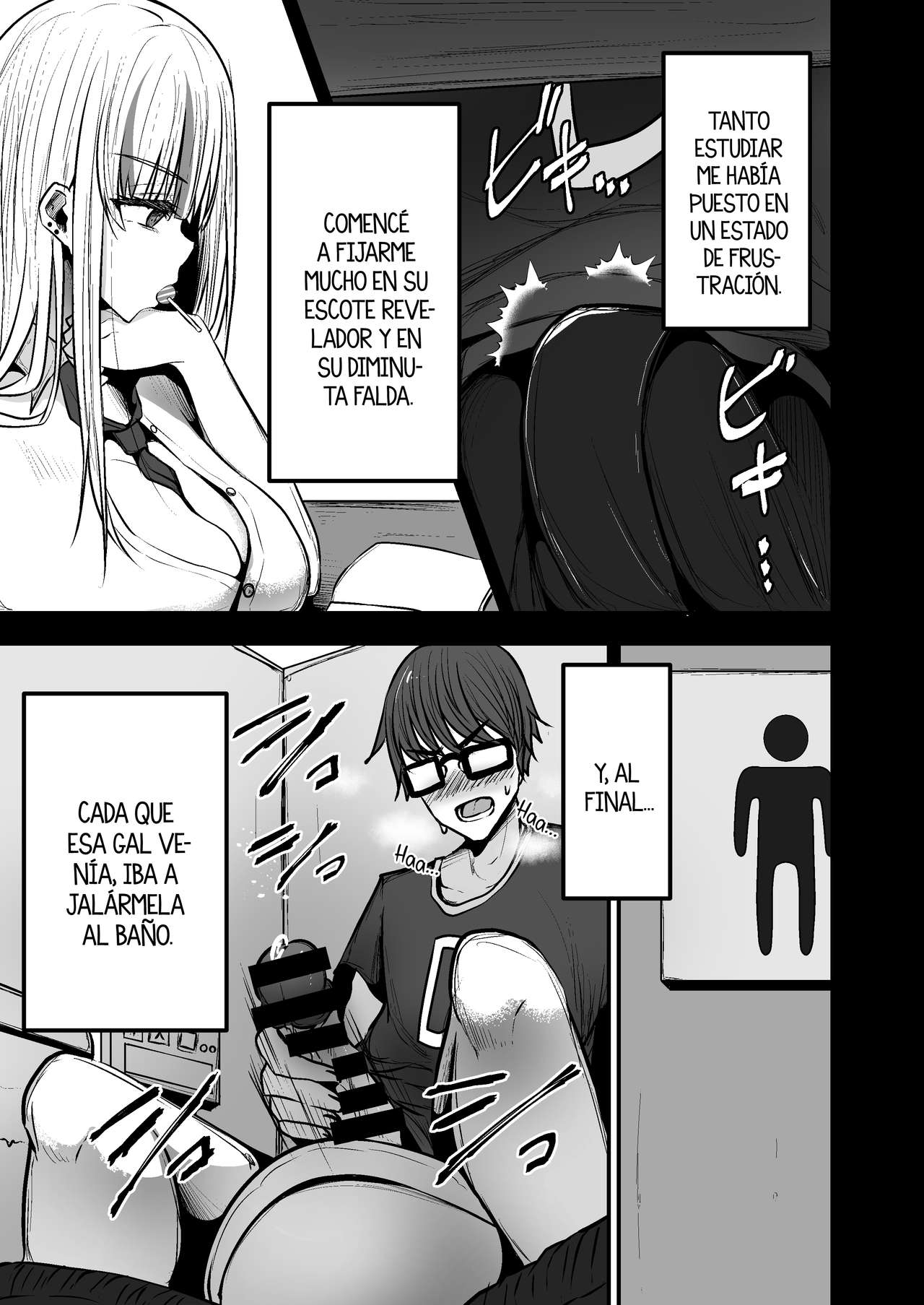 Toshokan de Benkyou Shiteitara Itsumo Kuru Gal JK ni... page 6 full