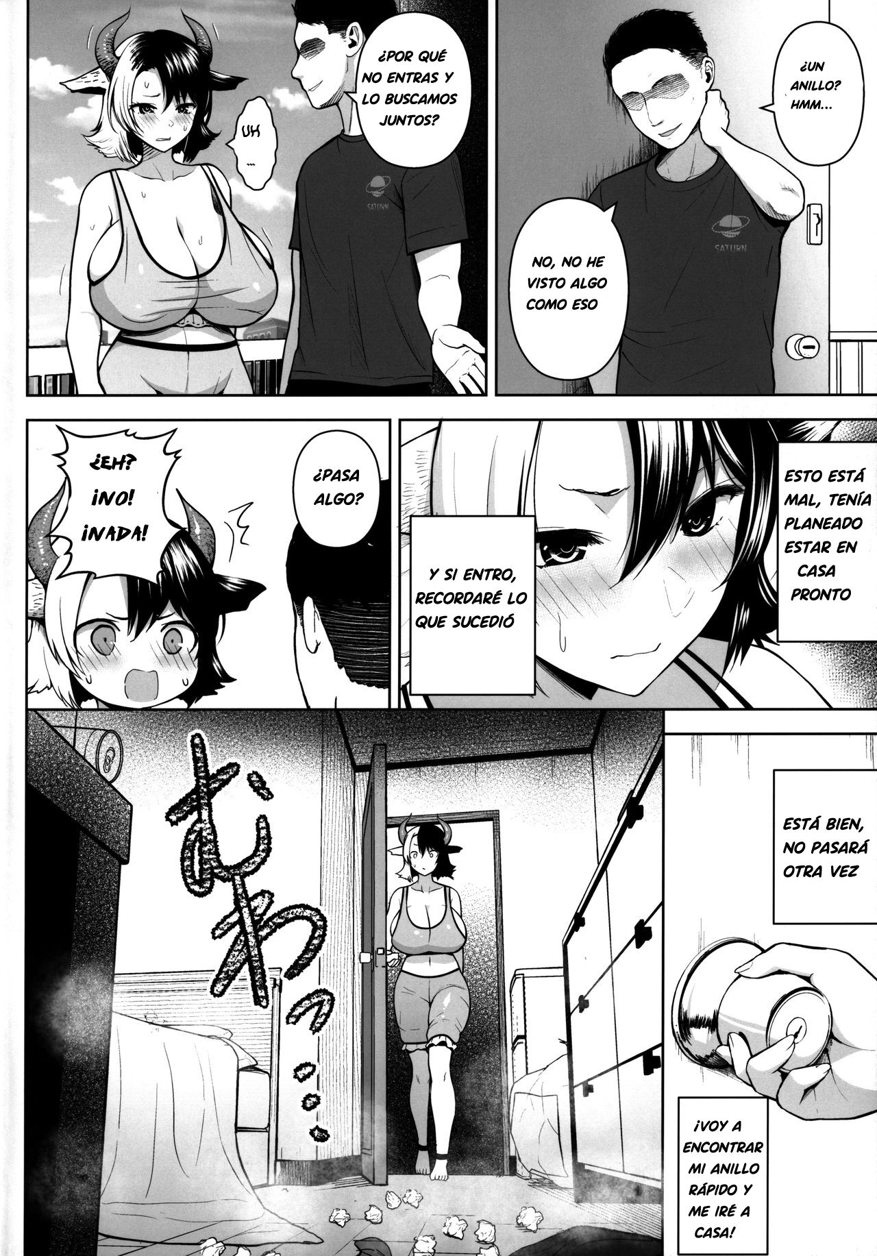 Oku-san no Oppai ga Dekasugiru no ga Warui! 2 | Es tu culpa por tener tetas grandes señorita! 2 page 4 full