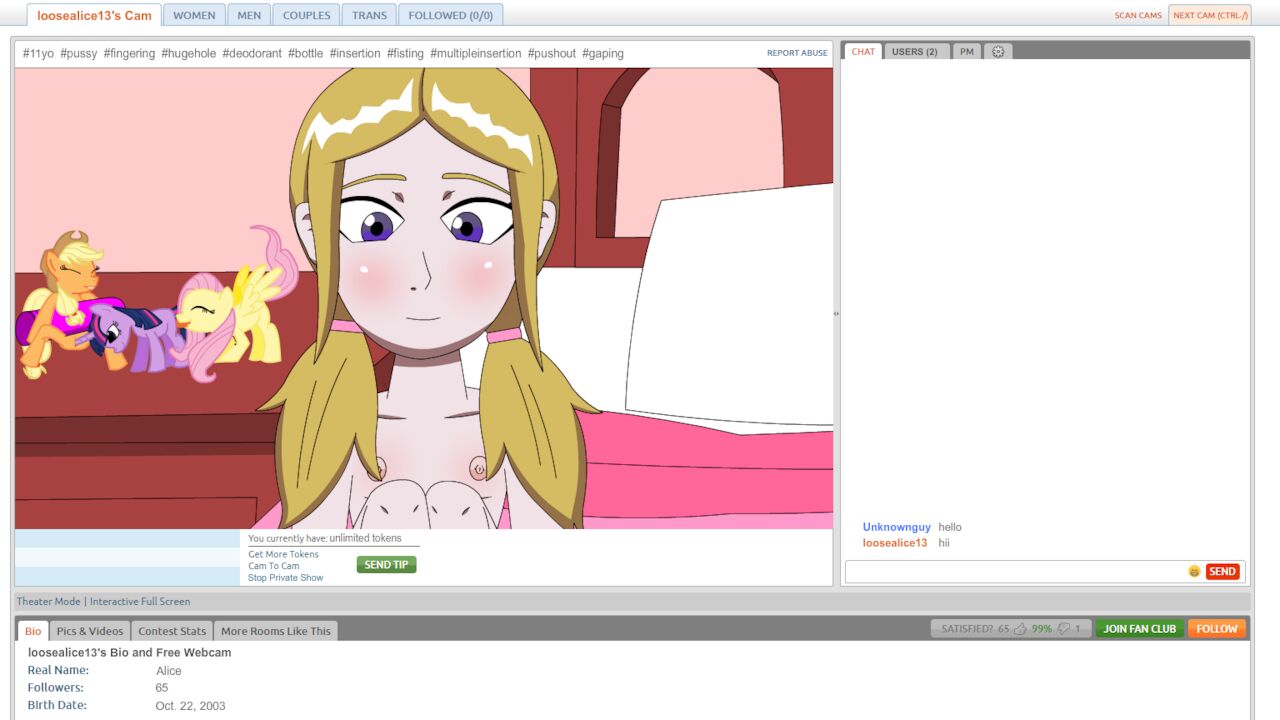 Loosealice13s Cam Stream page 1 full