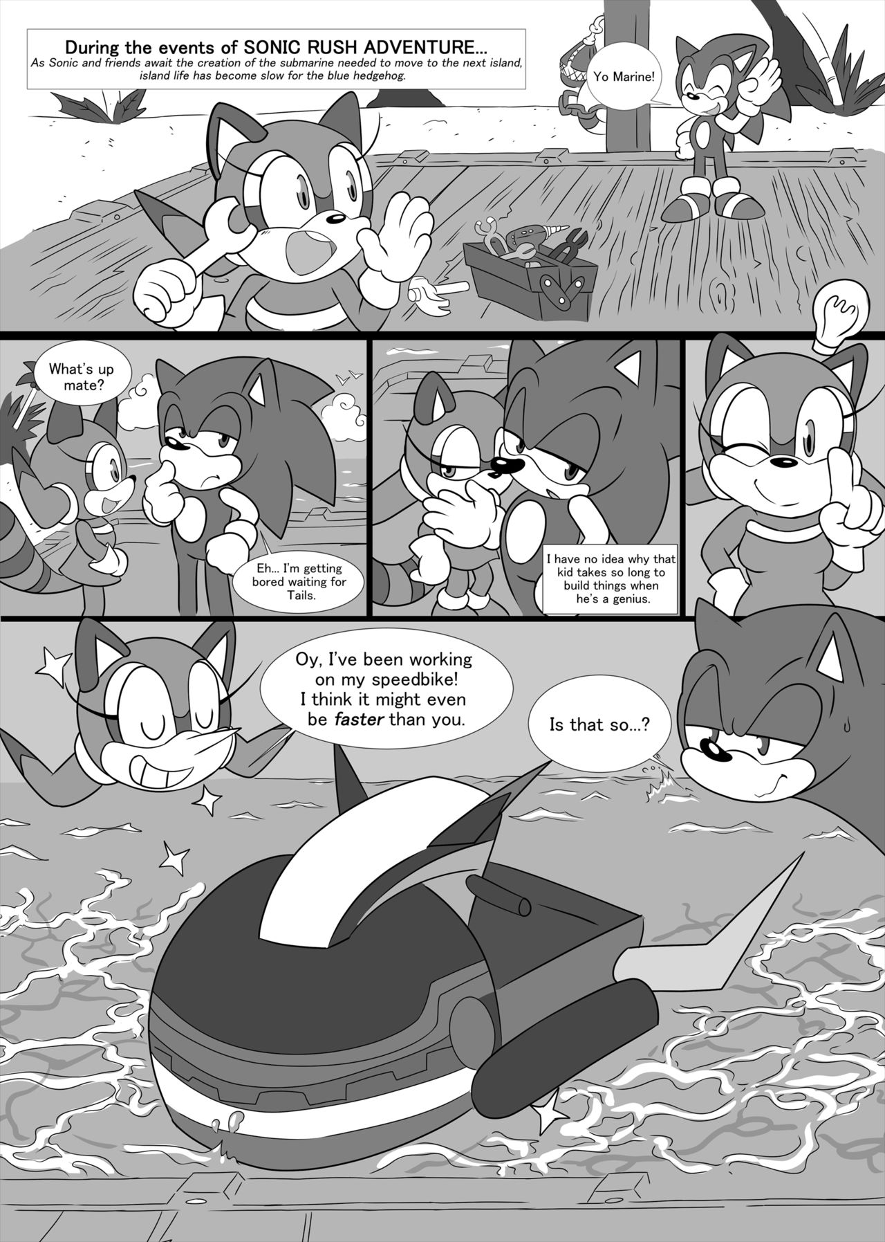 Sonic & Marine: New Venture page 2 full