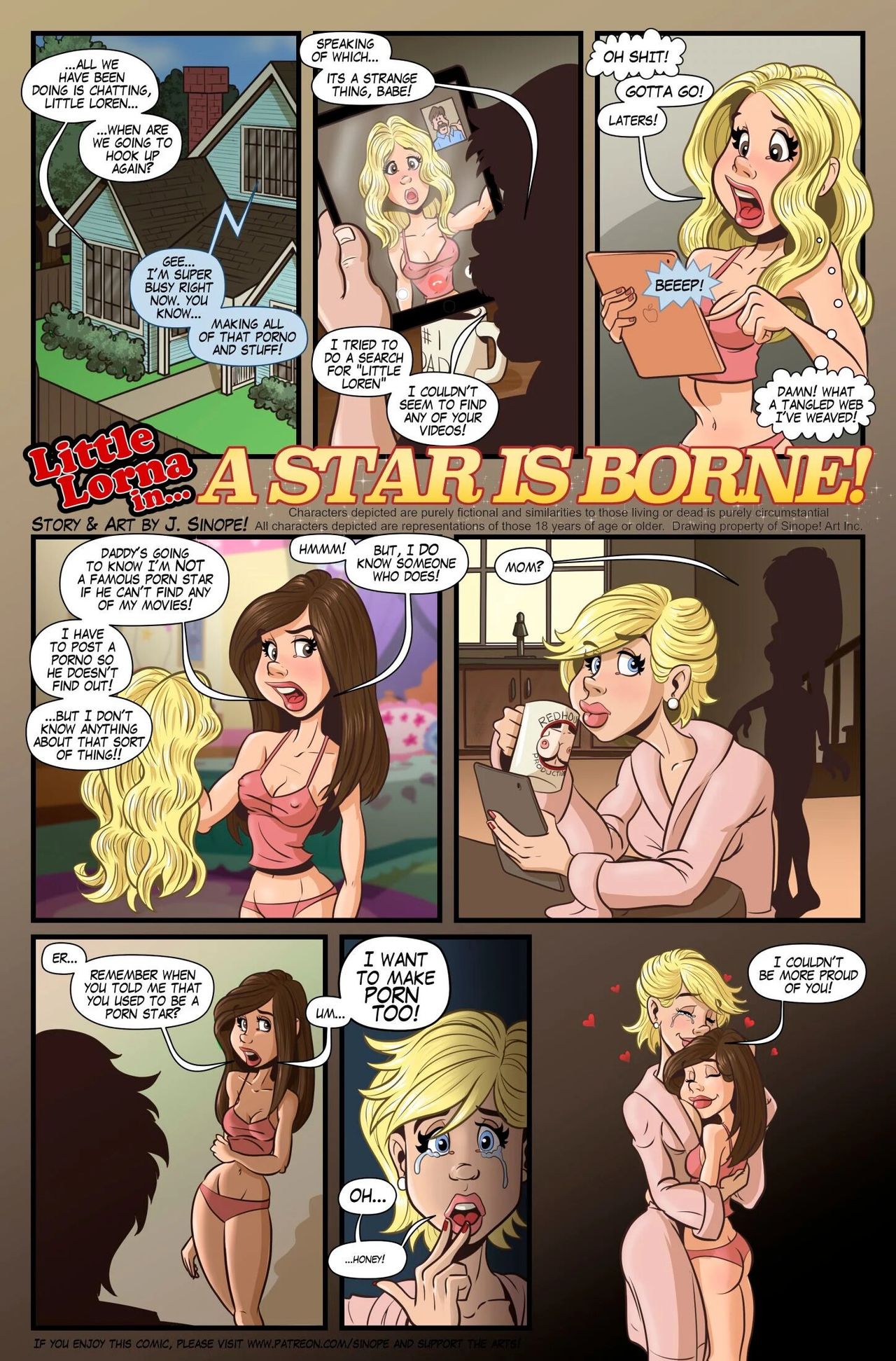 Adventures of Little Lorna  - 6 . A Star Is Born! - english page 1 full
