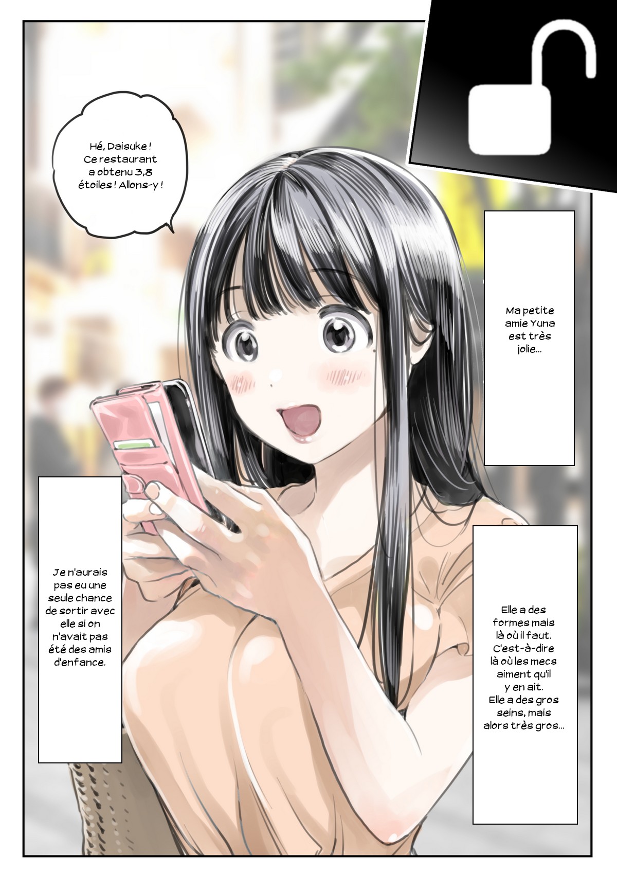 Kanojo no SmaPho o Nozoita dake nano ni | J'ai seulement regardé dans son smartphone! page 5 full