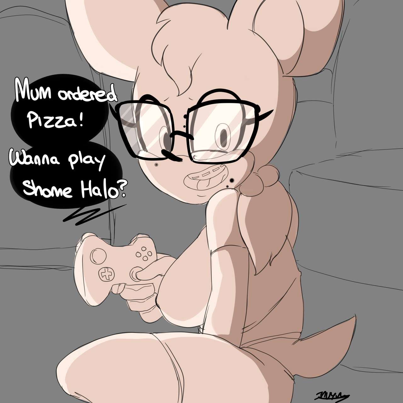 Big-Tittied Nerd Rouge page 4 full