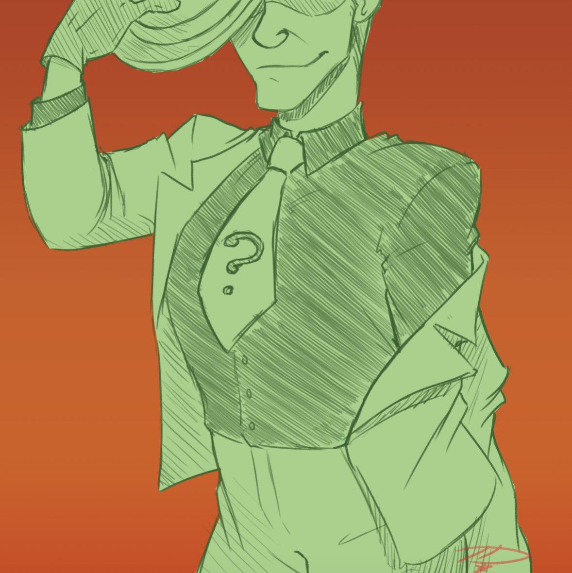 Nygma Strip Tease page 1 full