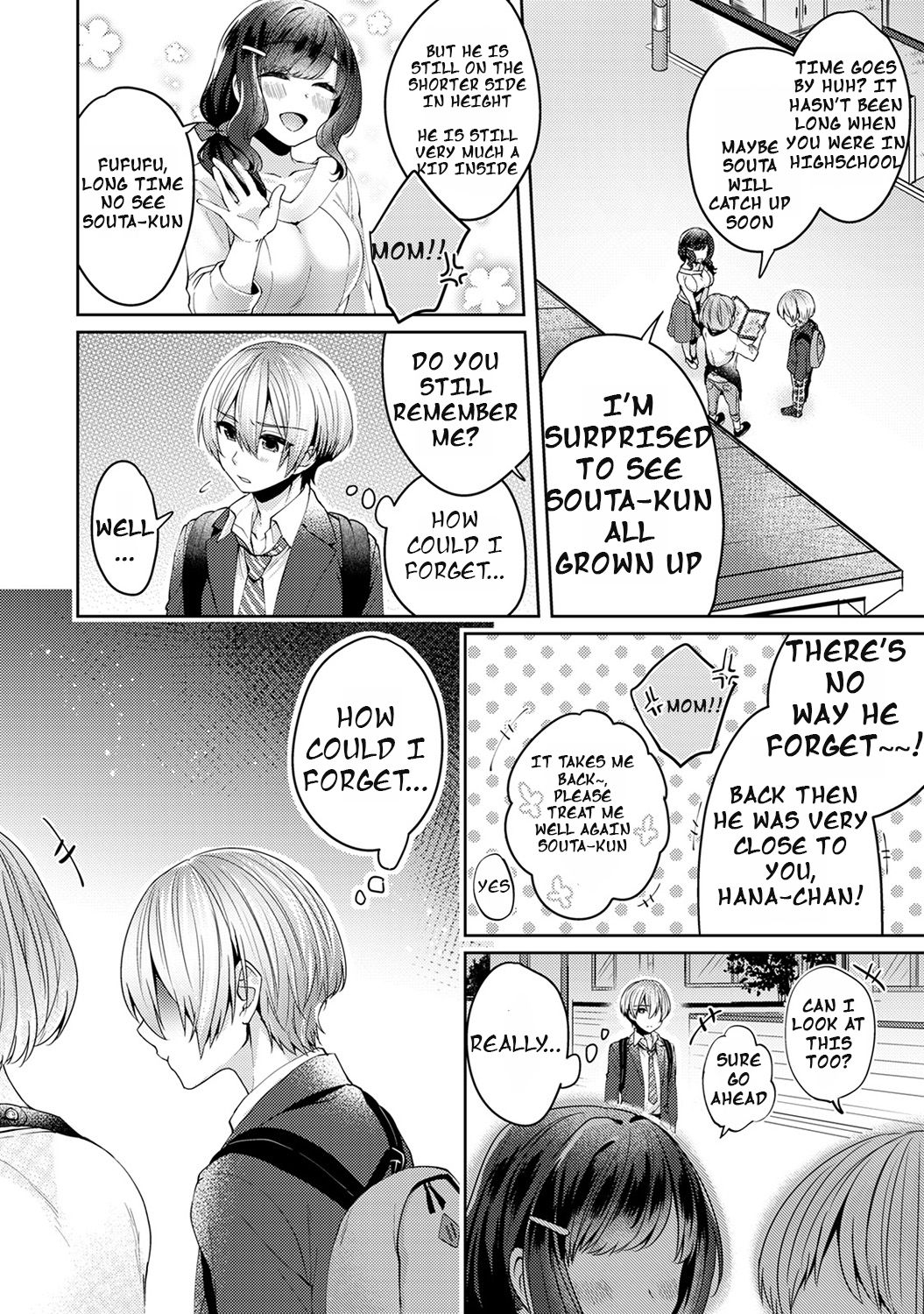 Fushidara na Junai -Toshishita Danshi ni Netorarete...- |Immoral Pure Love -NTRed by younger boy...- Ch. 1 page 5 full