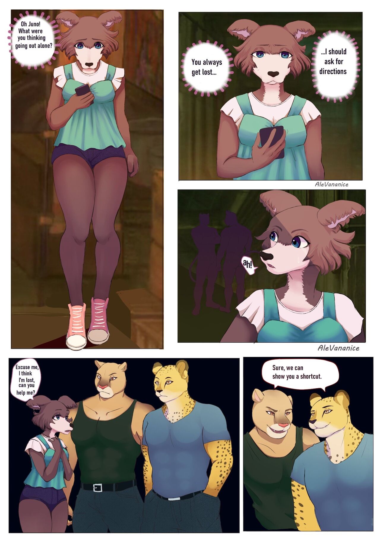 Wrong Way - A Beastars Mini Comic page 1 full