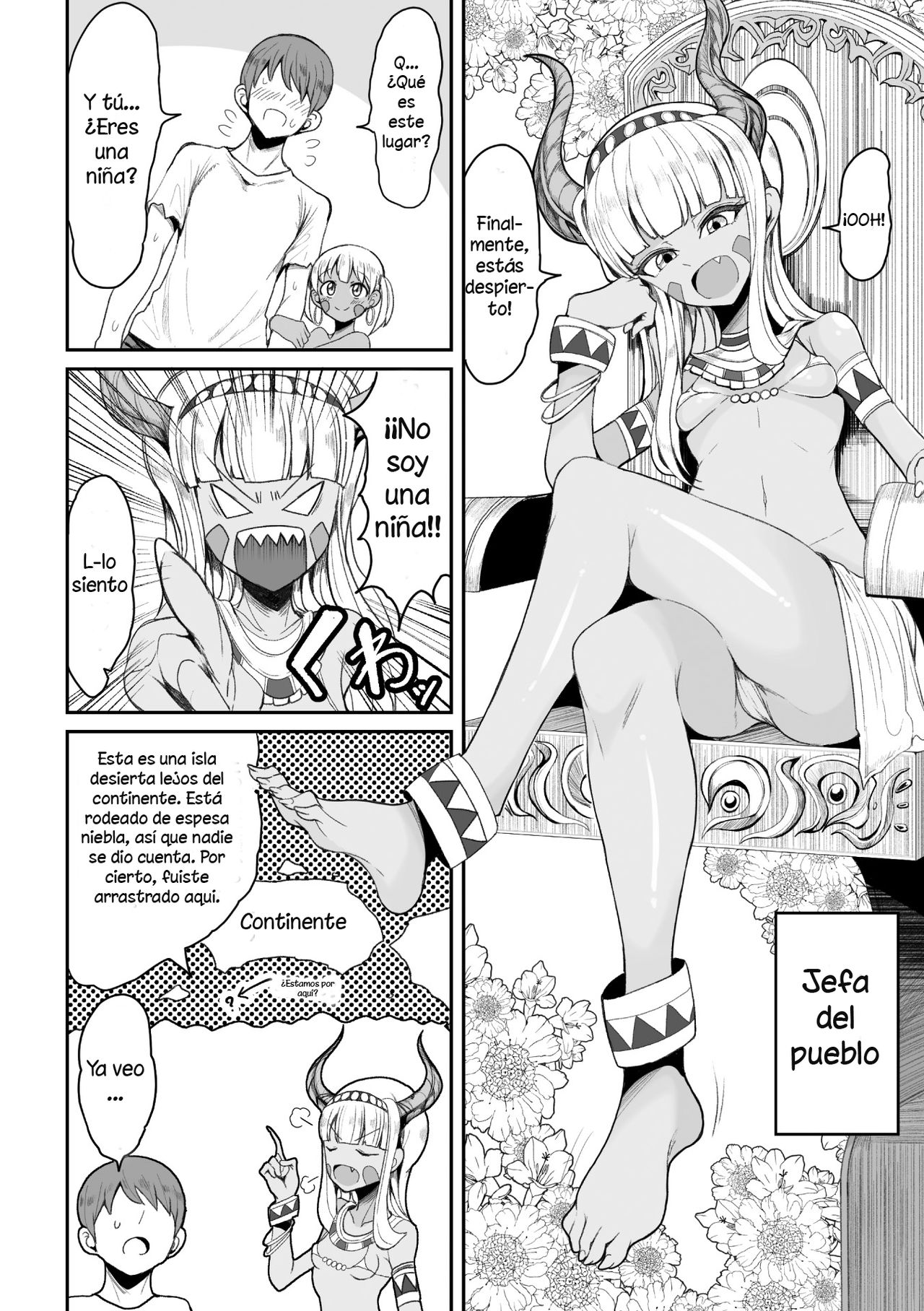 Nagaretsuita no wa Kasshoku Loli shika Inai Mujintou deshita | Naufrague en una isla desierta que resultó ser habitada por lolis morenas page 6 full