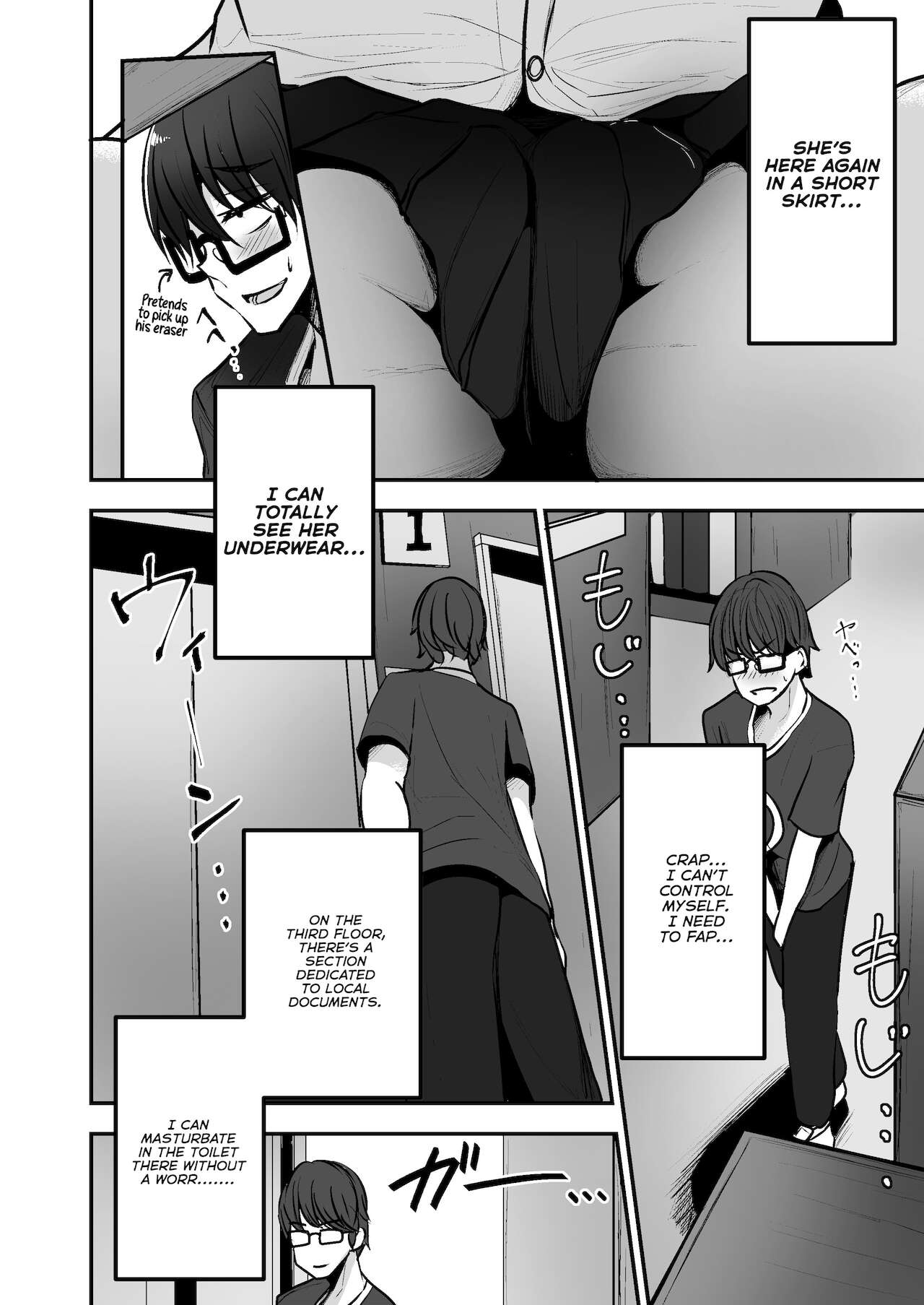 Toshokan de Benkyou Shiteitara Itsumo Kuru Gal JK ni... page 6 full