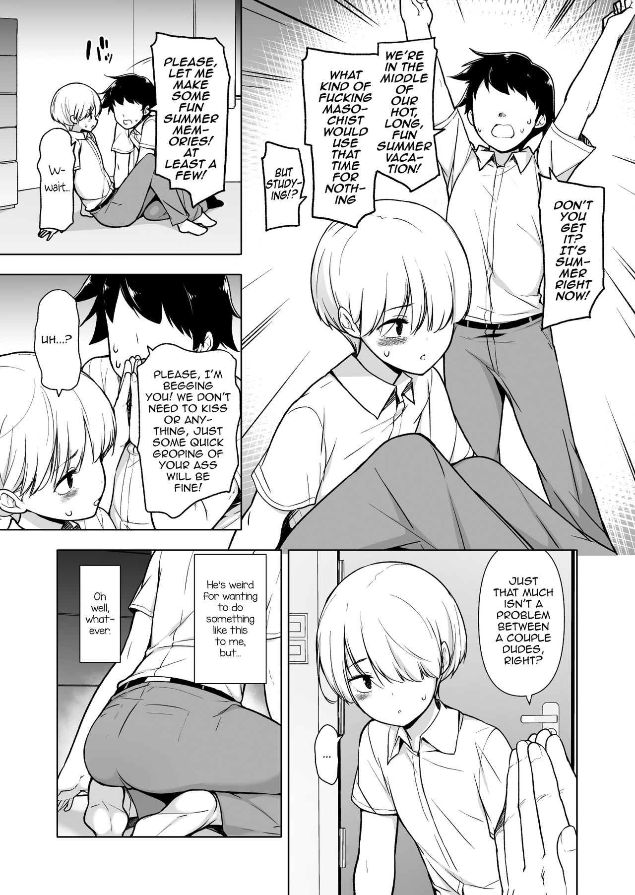 Onnappoi Boku to Kyou kara Ryou de Futarikiri page 8 full